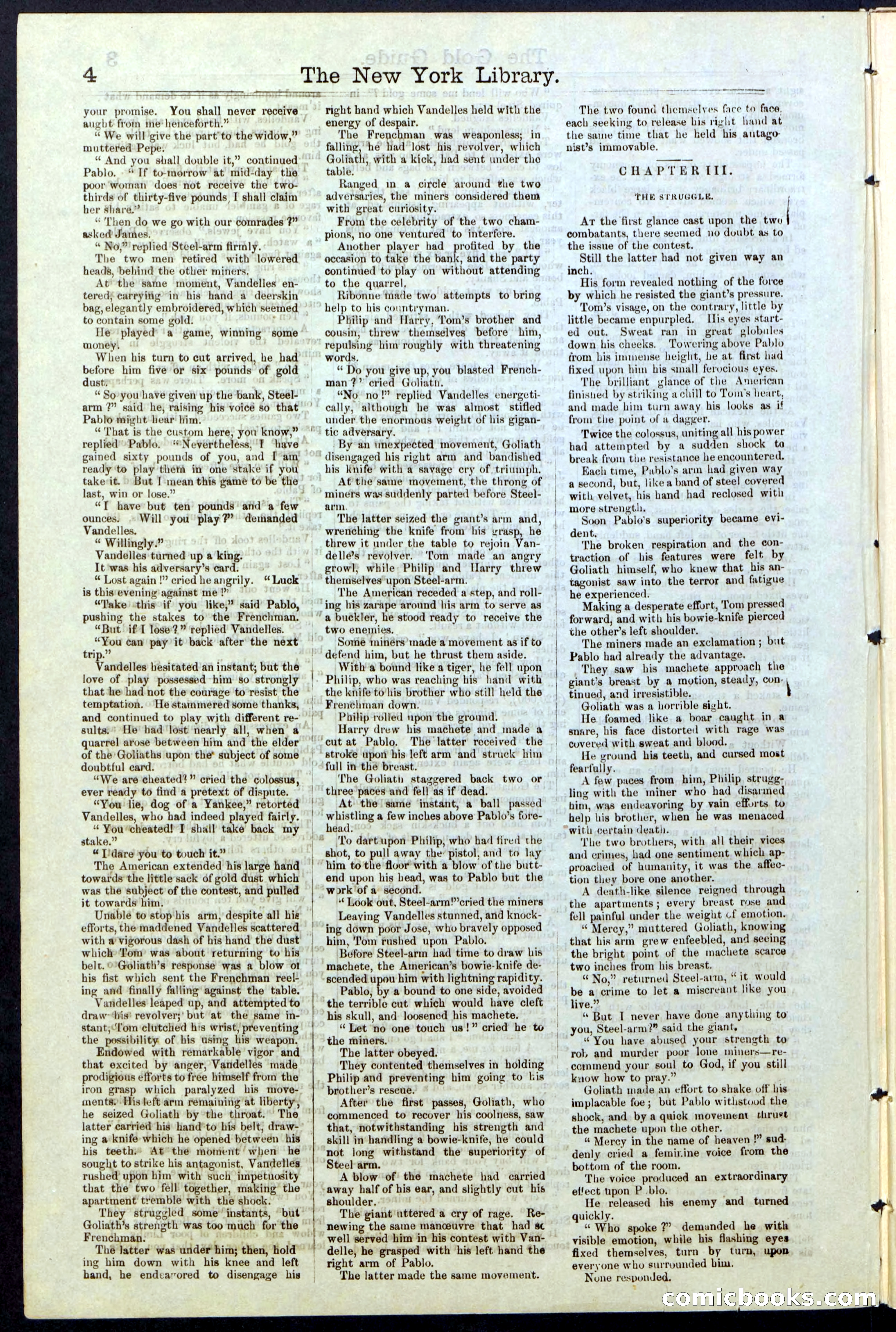 Beadle's New York Dime Library, No. 25 — page 4 of 40