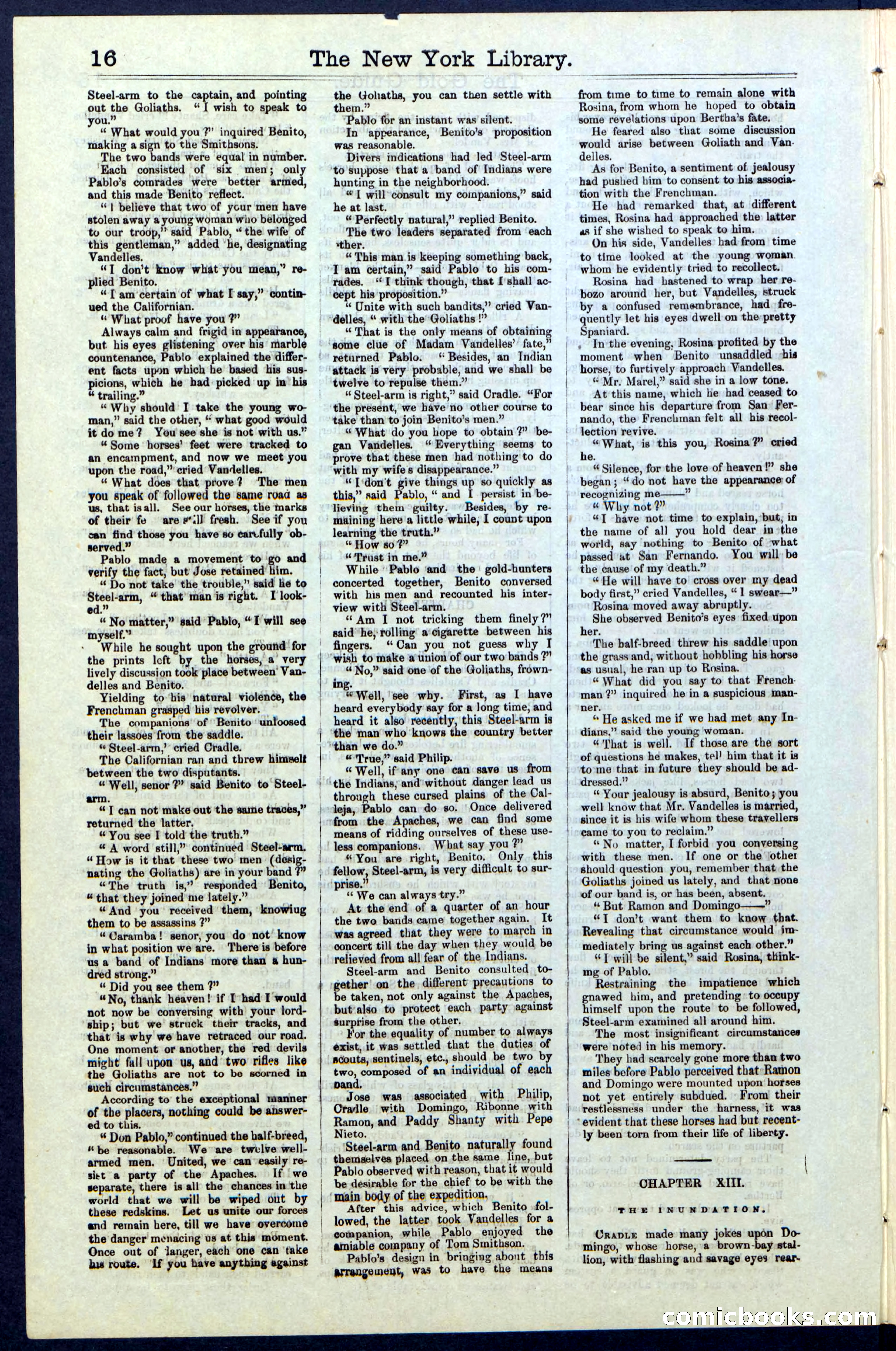 Beadle's New York Dime Library, No. 25 — page 16 of 40
