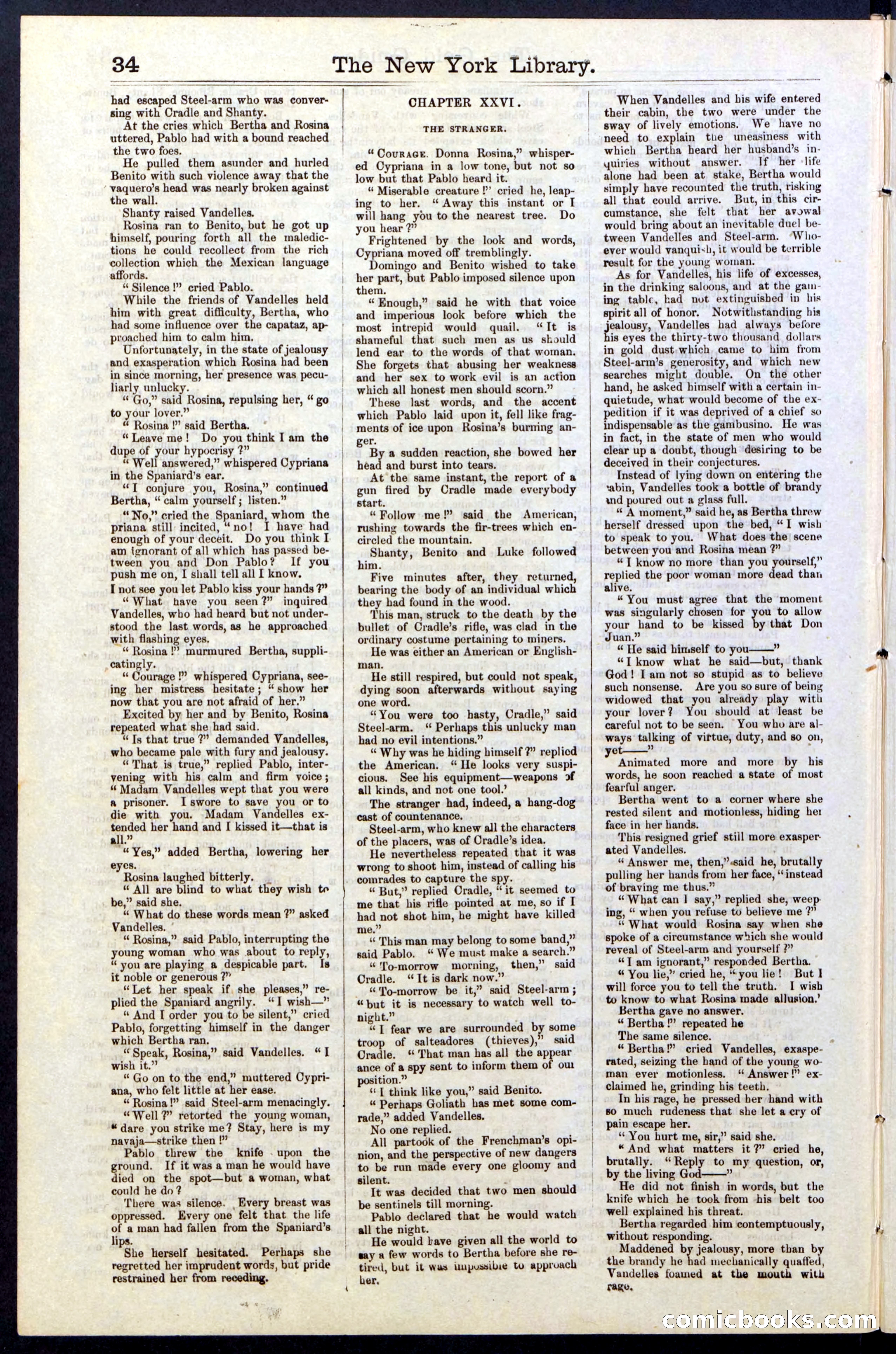 Beadle's New York Dime Library, No. 25 — page 34 of 40