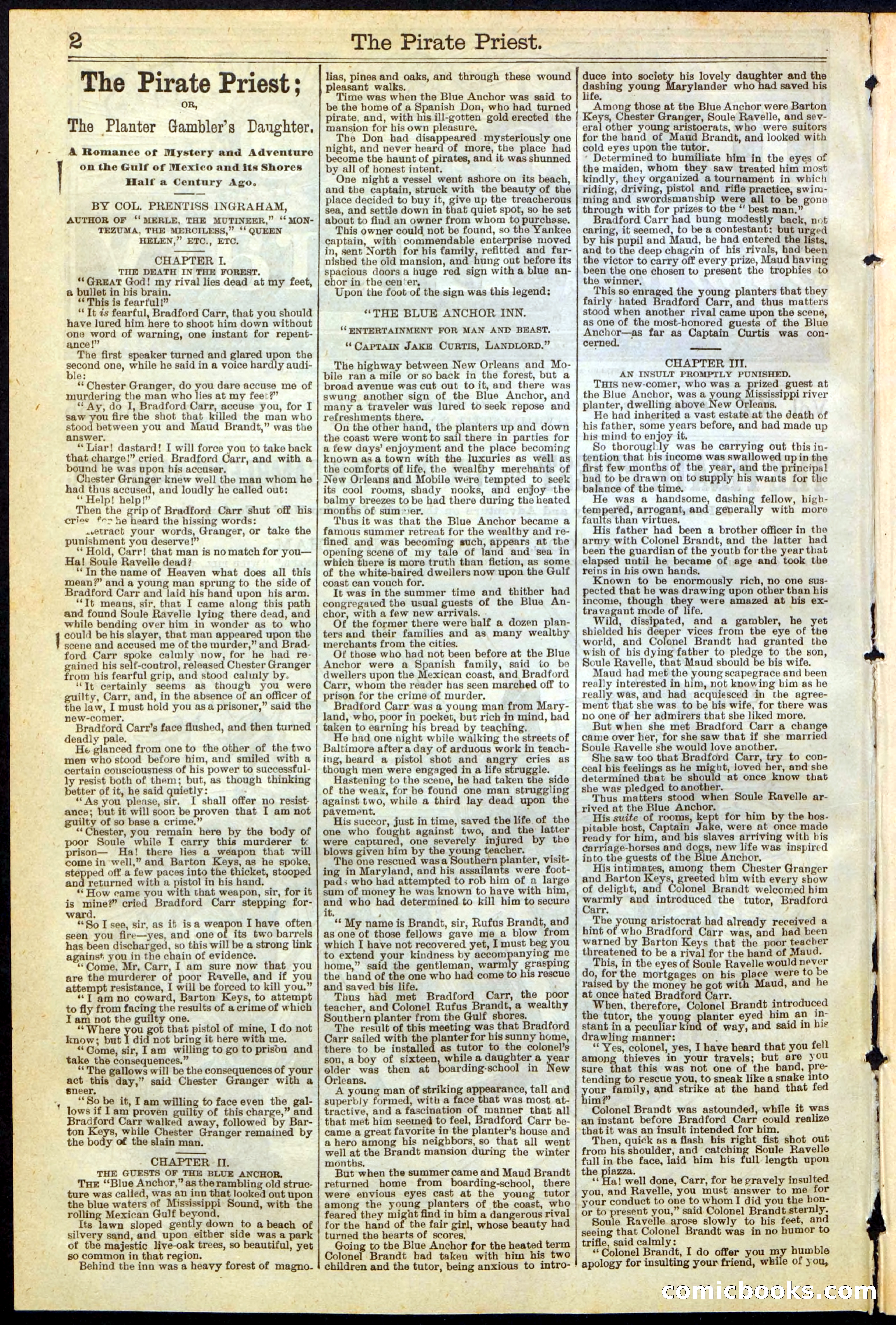Beadle's New York Dime Library No. 255 — page 2 of 32