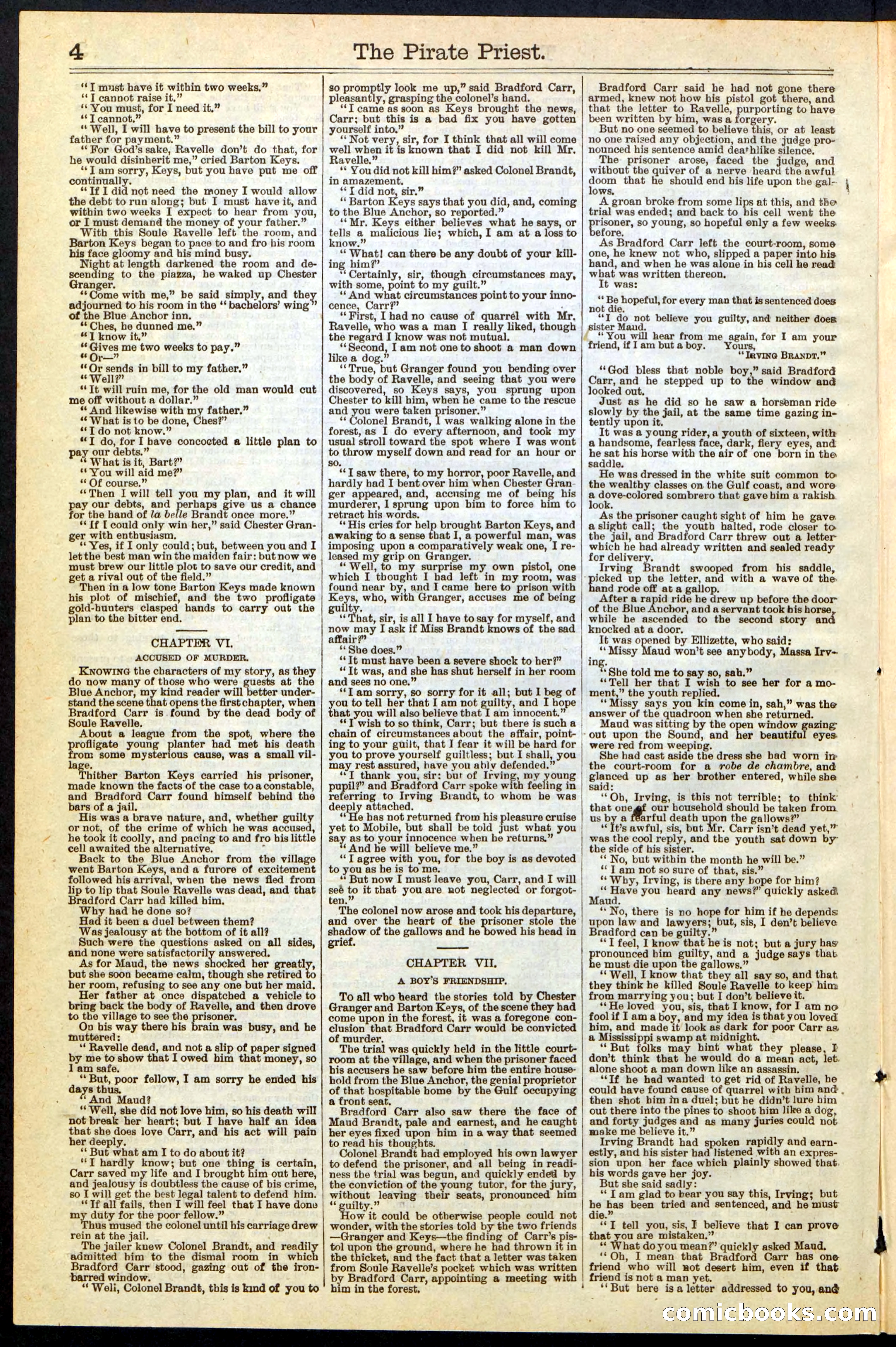 Beadle's New York Dime Library No. 255 — page 4 of 32