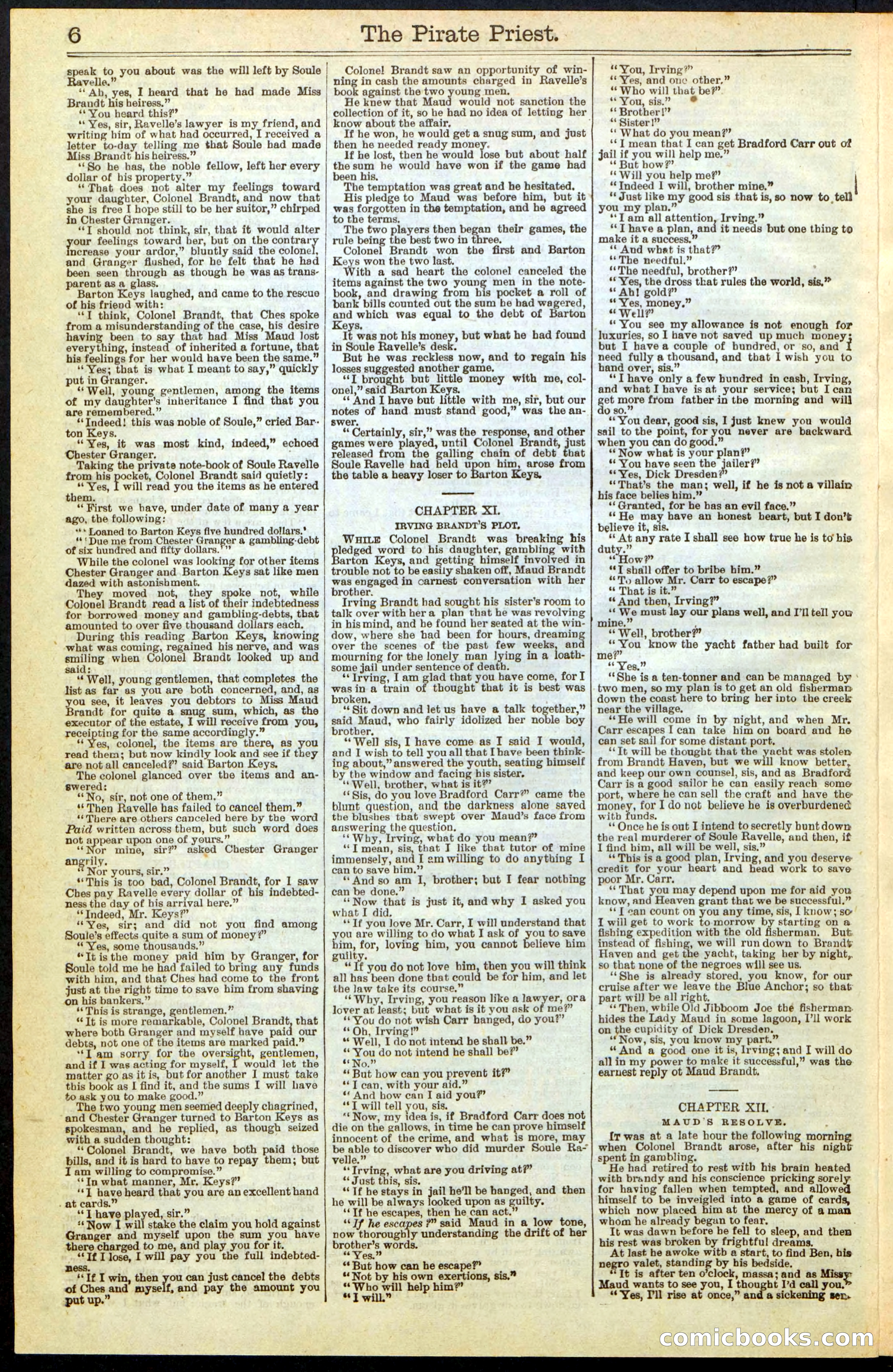 Beadle's New York Dime Library No. 255 — page 6 of 32