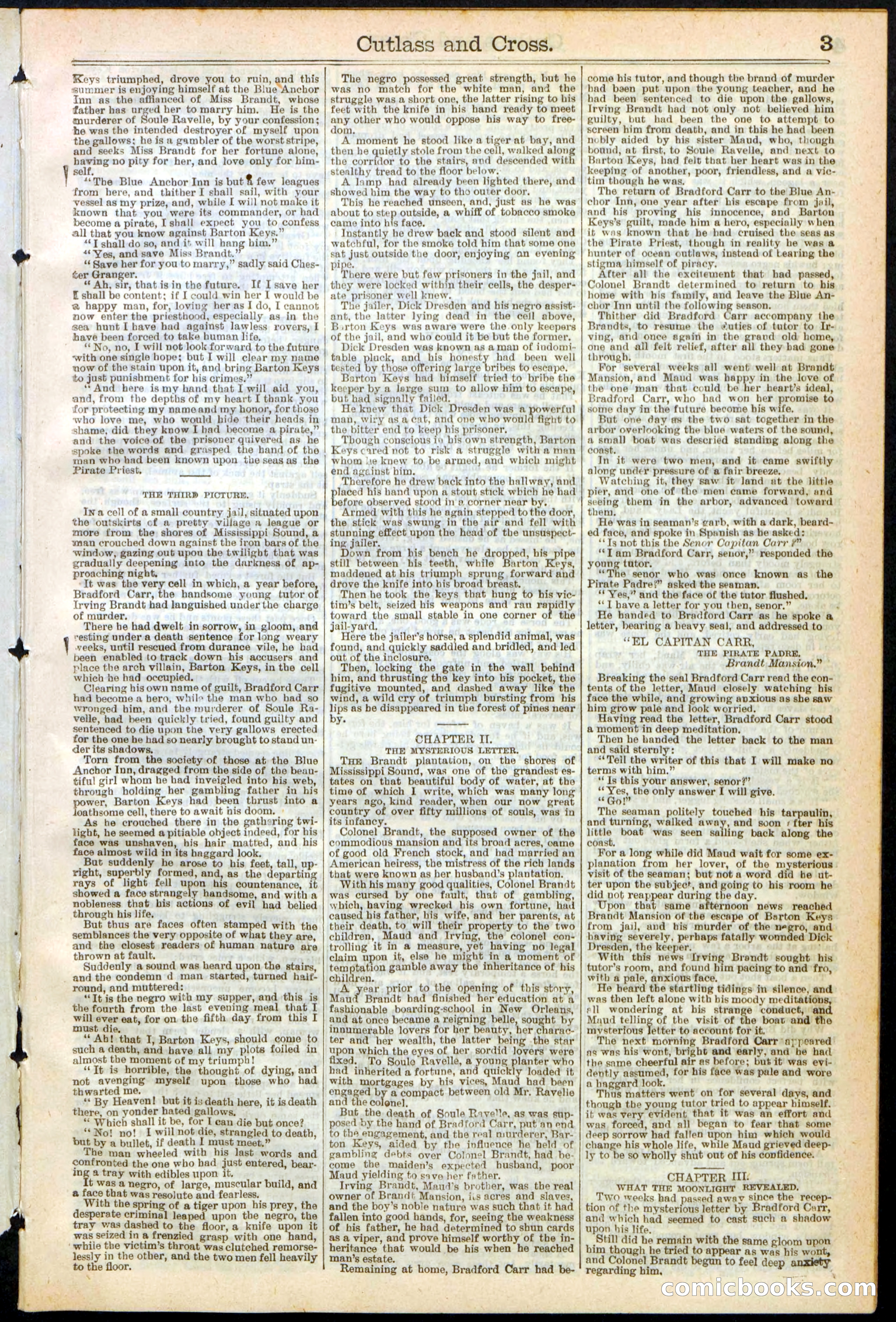 Beadle's New York Dime Library, No. 259 — page 3 of 24