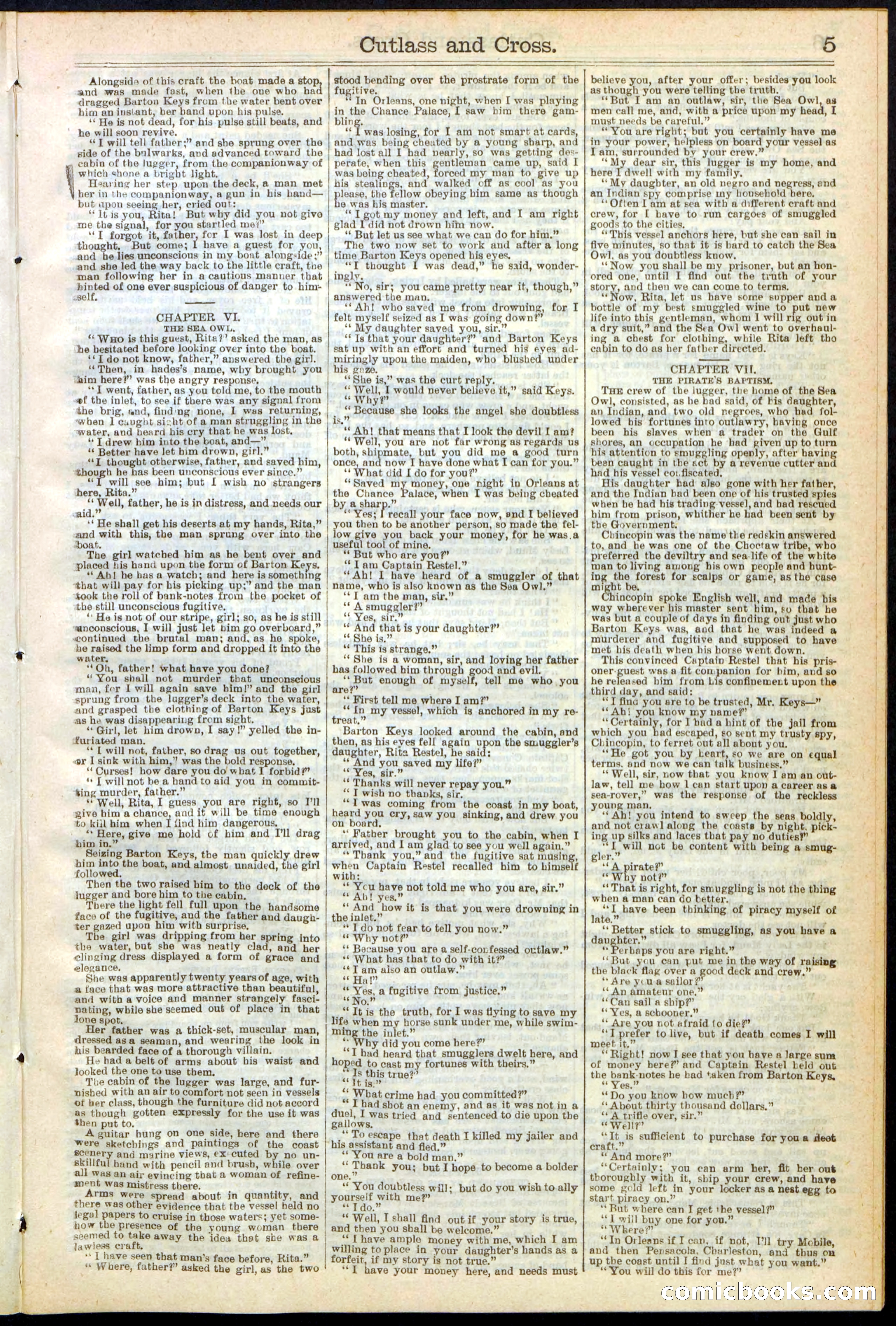 Beadle's New York Dime Library, No. 259 — page 5 of 24