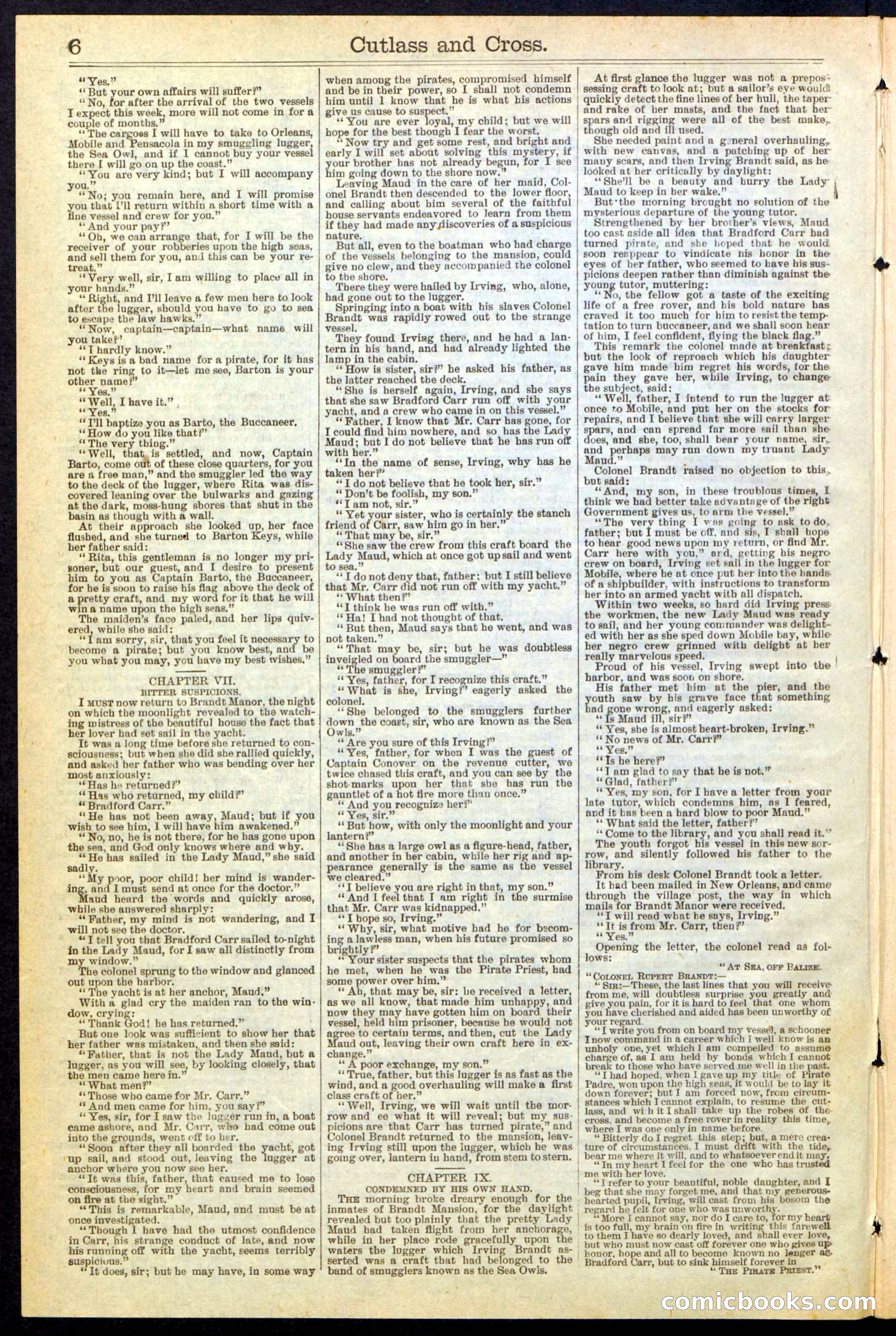 Beadle's New York Dime Library, No. 259 — page 6 of 24