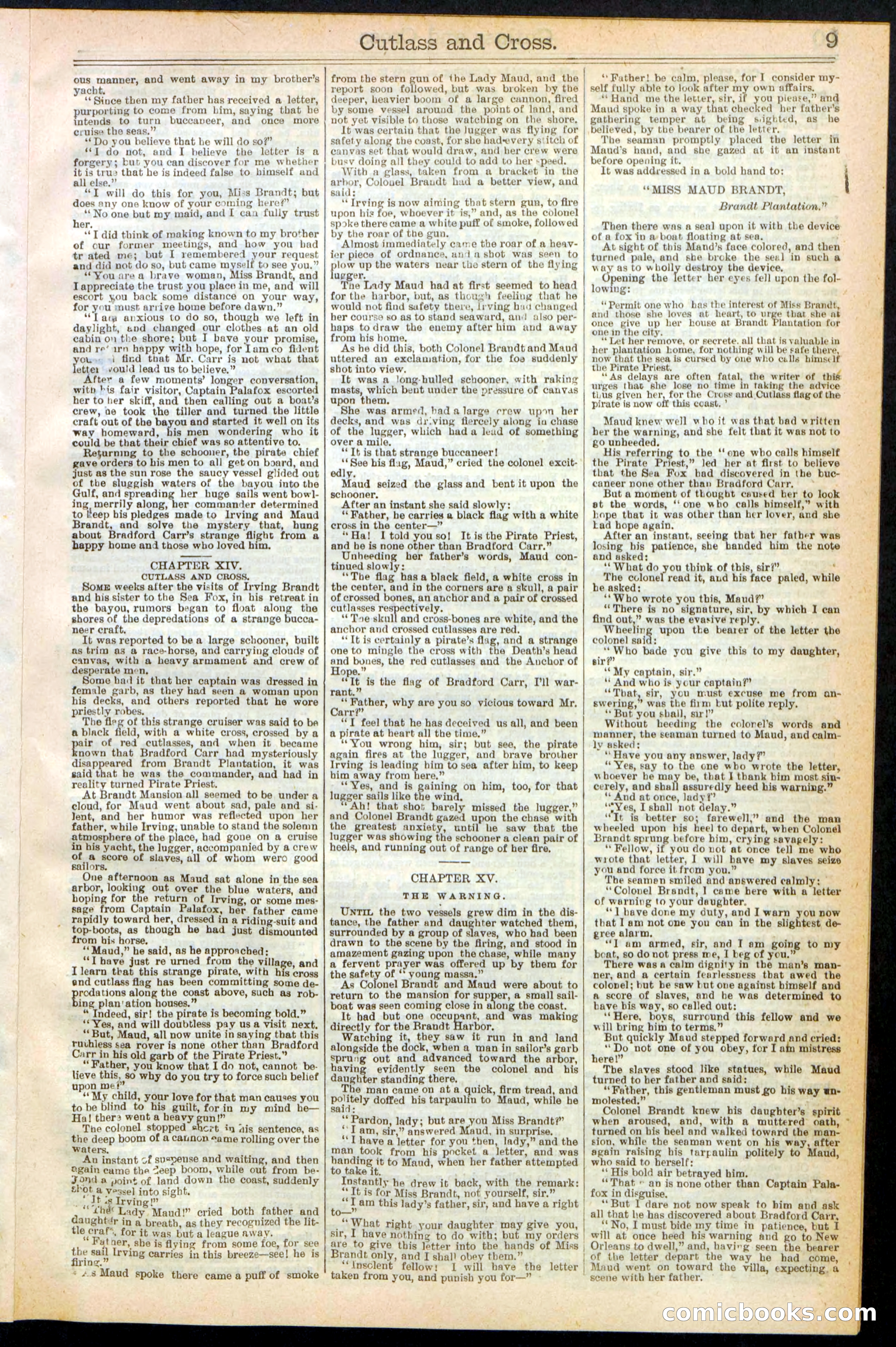 Beadle's New York Dime Library, No. 259 — page 9 of 24
