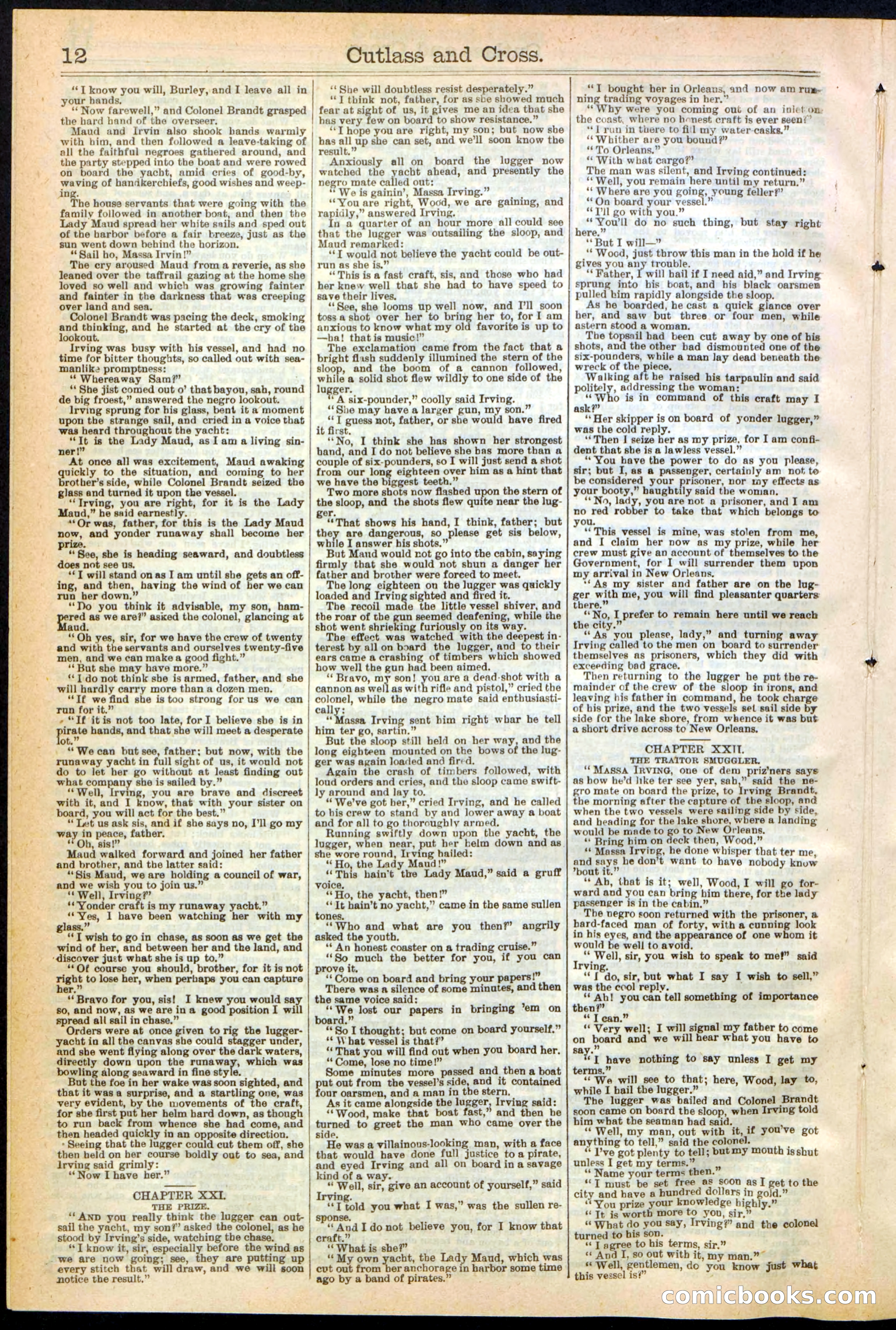 Beadle's New York Dime Library, No. 259 — page 12 of 24