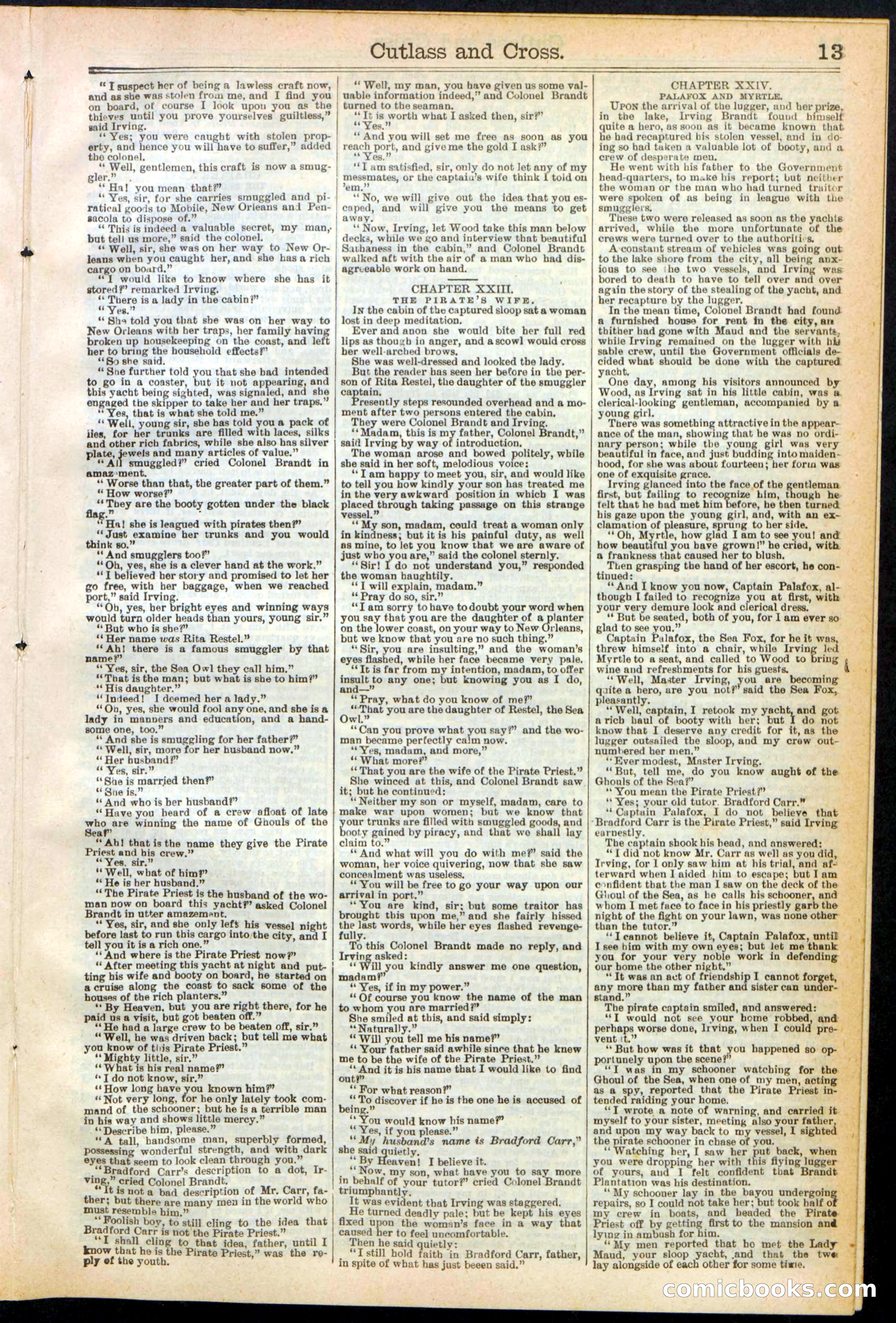 Beadle's New York Dime Library, No. 259 — page 13 of 24