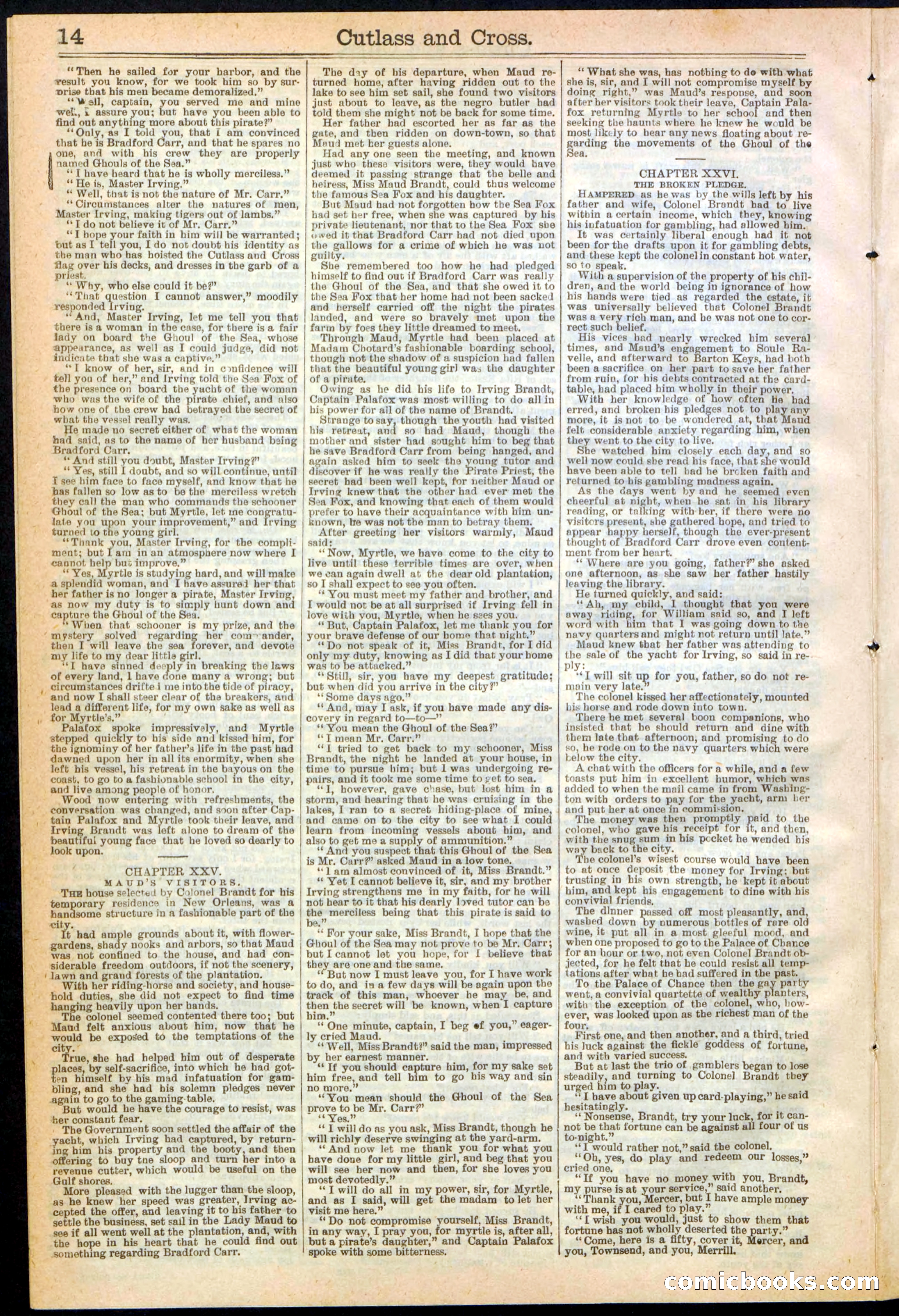 Beadle's New York Dime Library, No. 259 — page 14 of 24