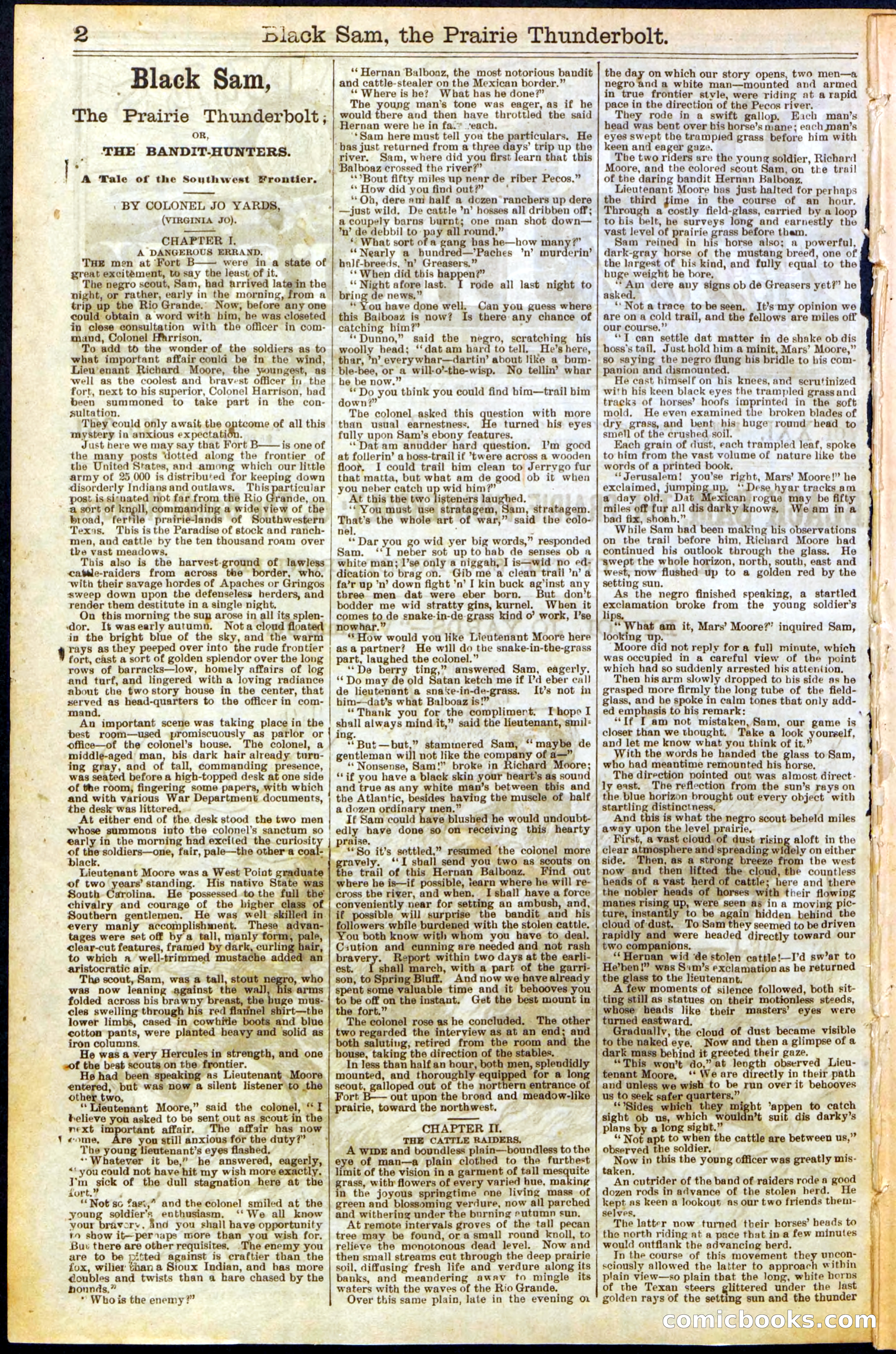 Beadle's Dime Library, No. 261 — page 2 of 24