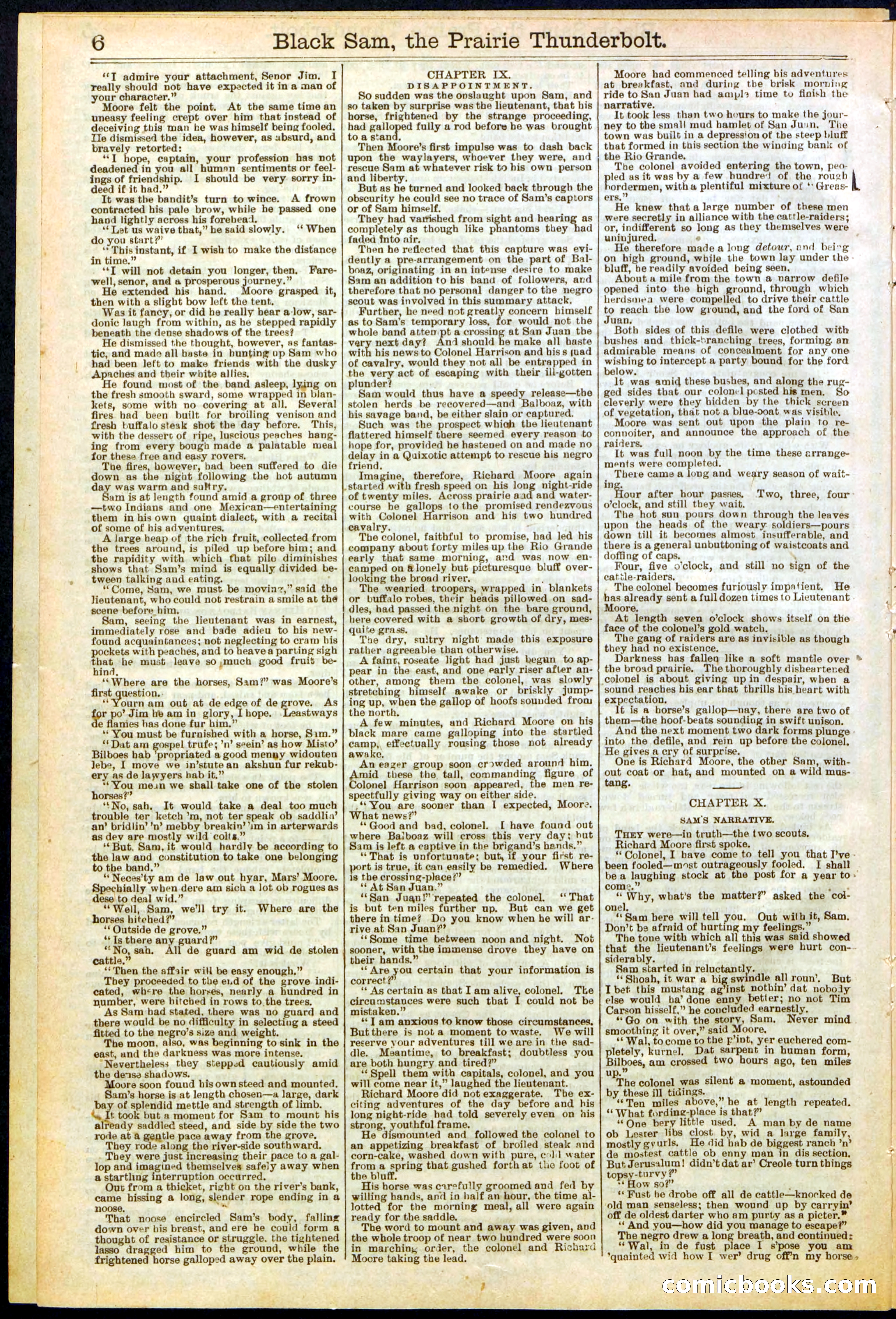 Beadle's Dime Library, No. 261 — page 6 of 24