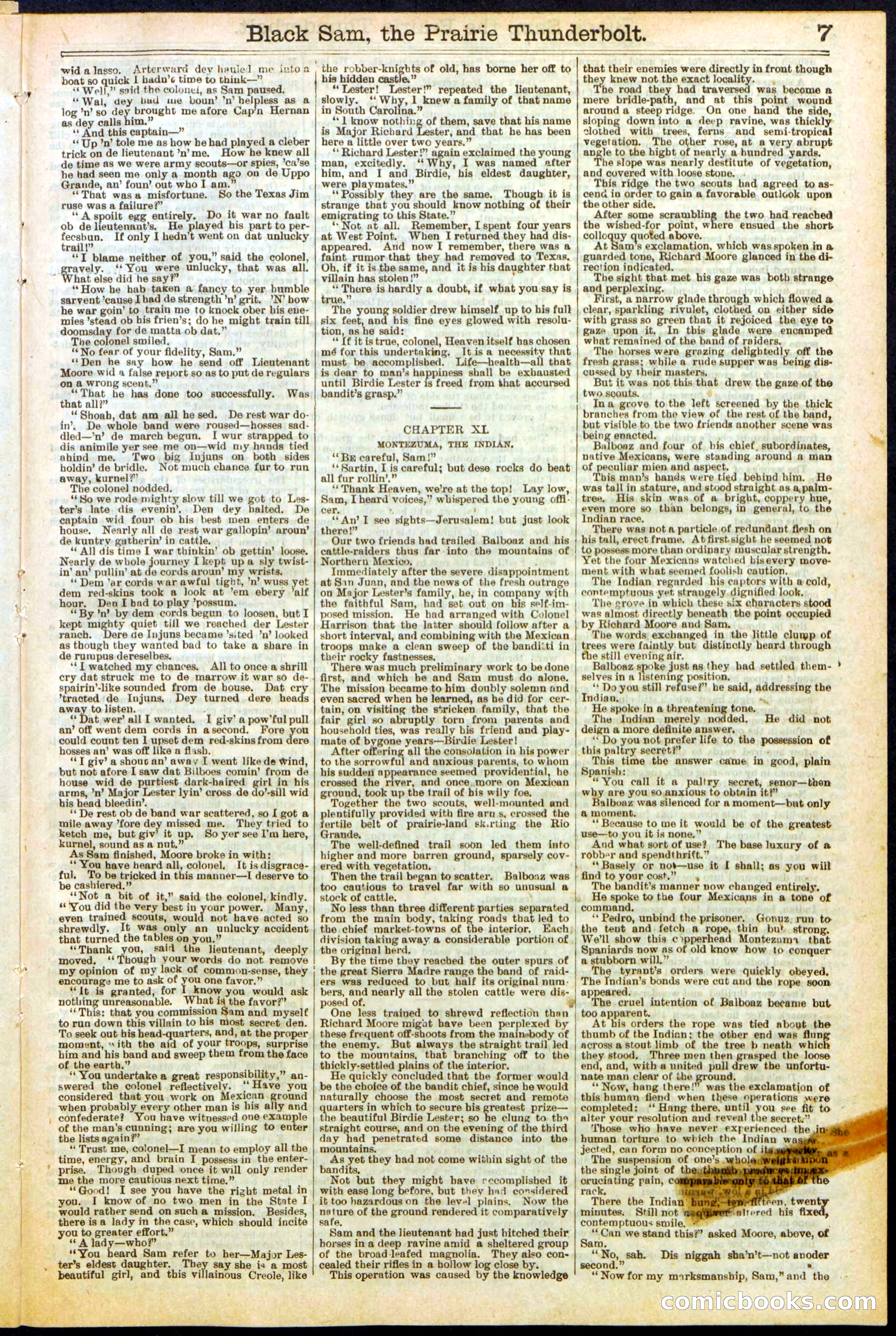 Beadle's Dime Library, No. 261 — page 7 of 24