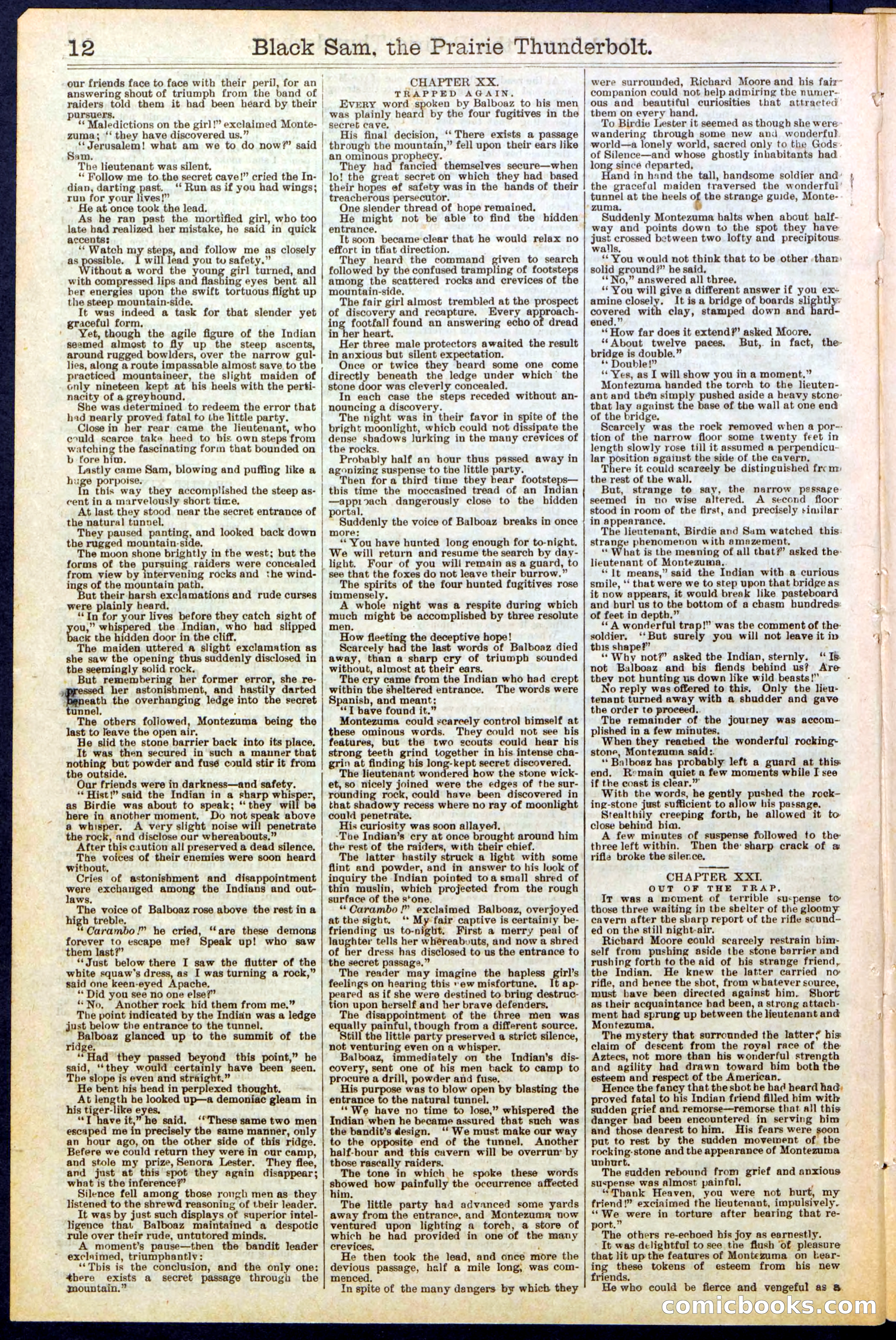 Beadle's Dime Library, No. 261 — page 12 of 24