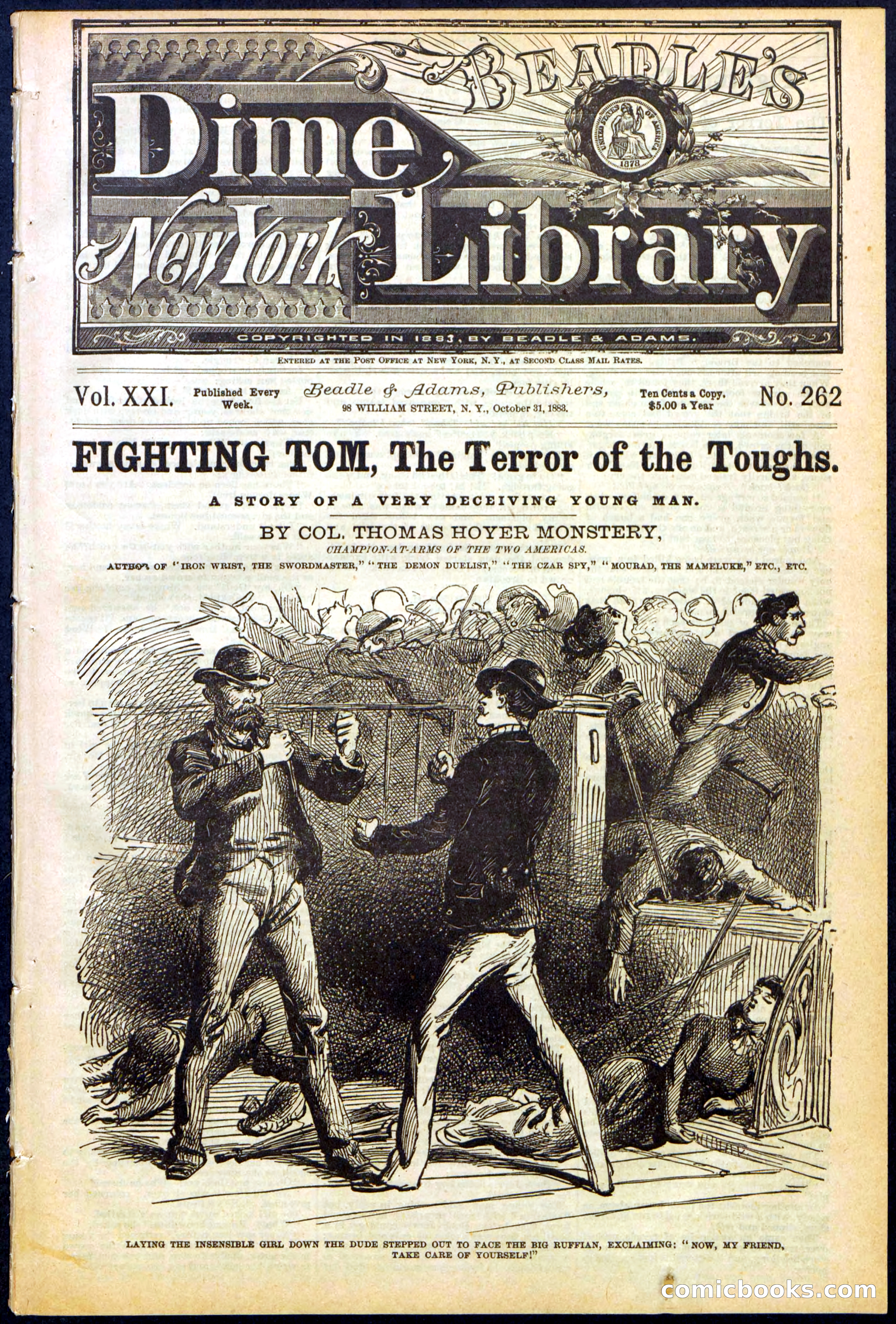 Beadle's New York Dime Library No. 262 — page 1 of 32
