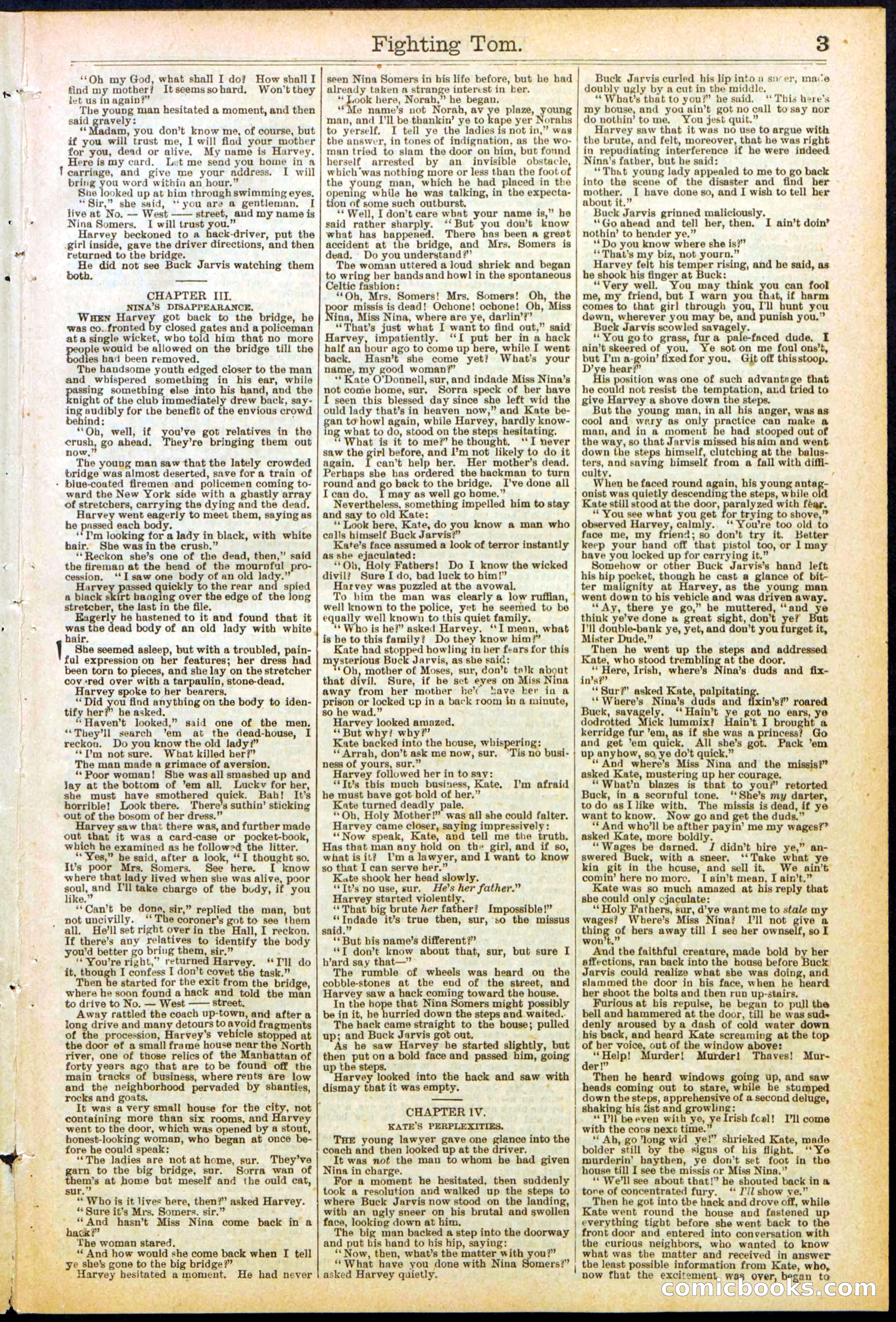 Beadle's New York Dime Library No. 262 — page 3 of 32
