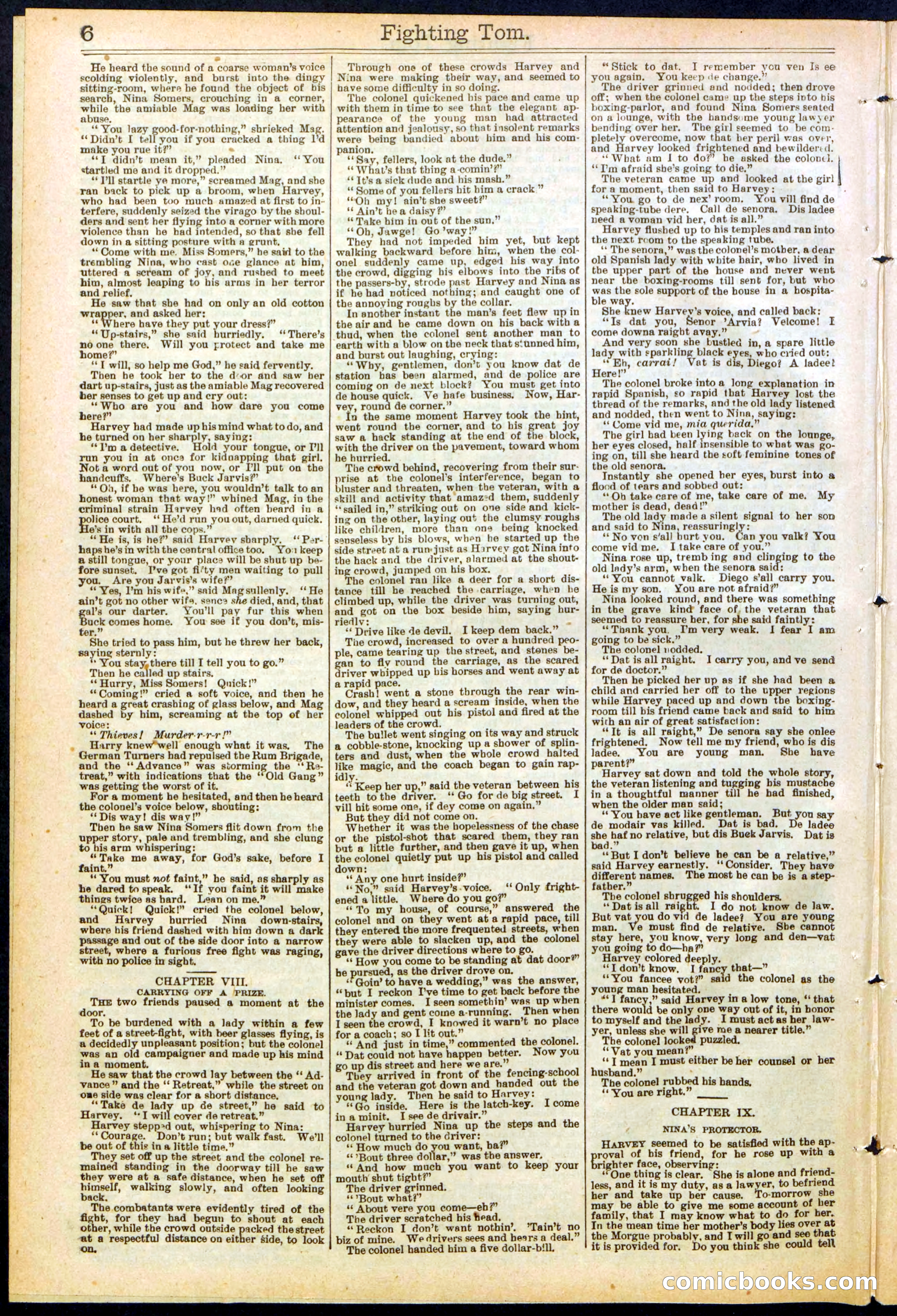 Beadle's New York Dime Library No. 262 — page 6 of 32