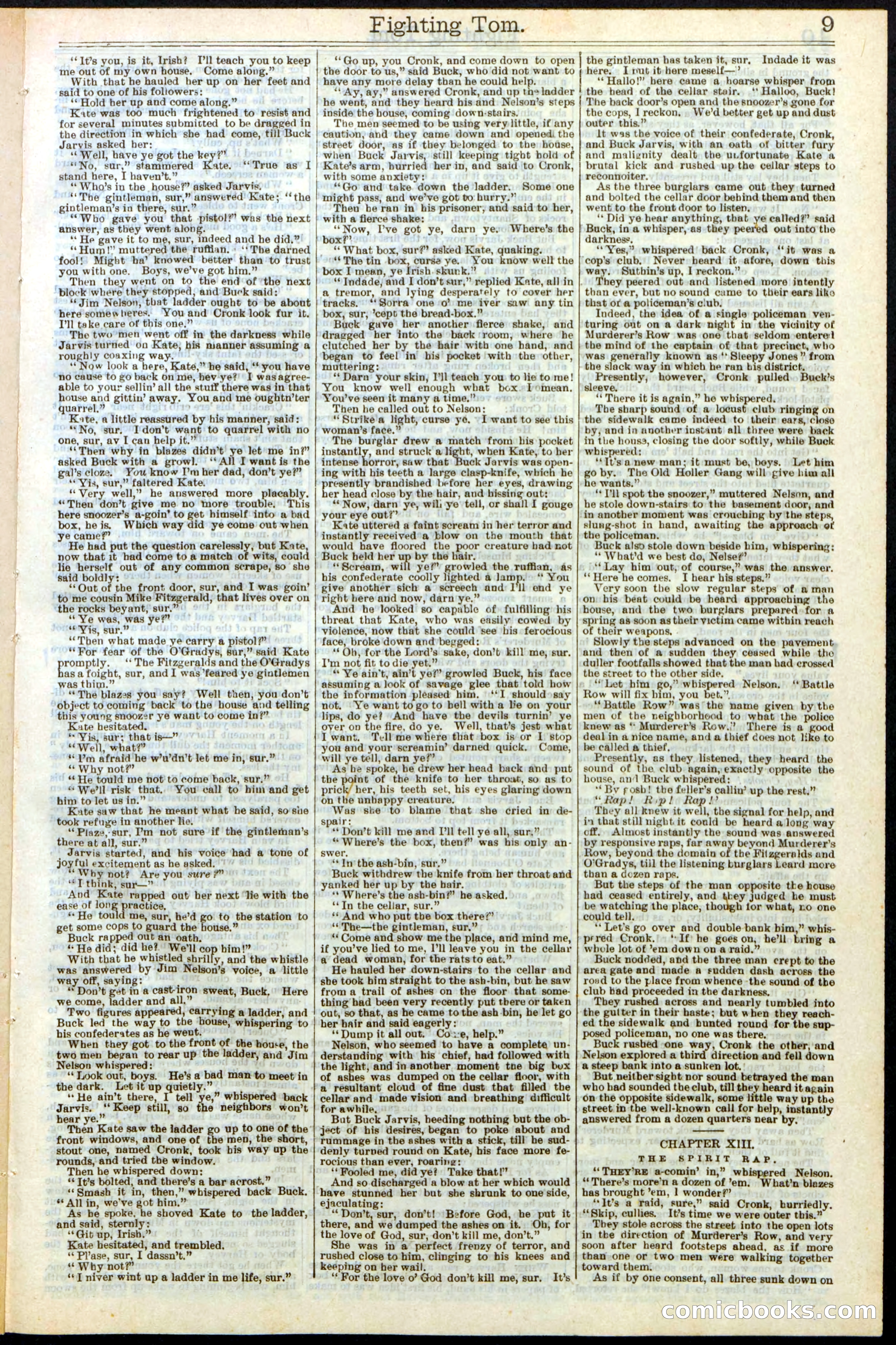 Beadle's New York Dime Library No. 262 — page 9 of 32