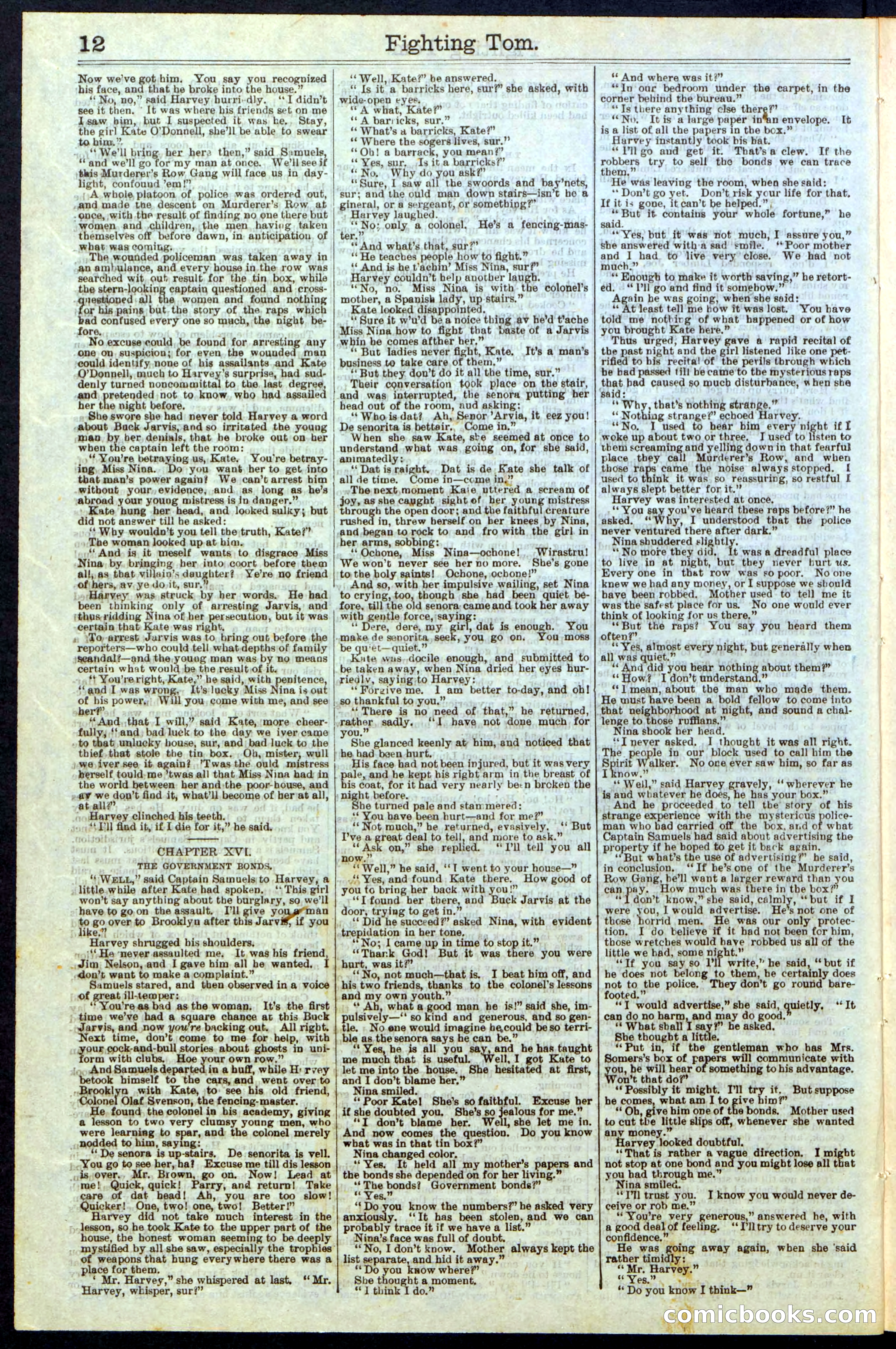 Beadle's New York Dime Library No. 262 — page 12 of 32