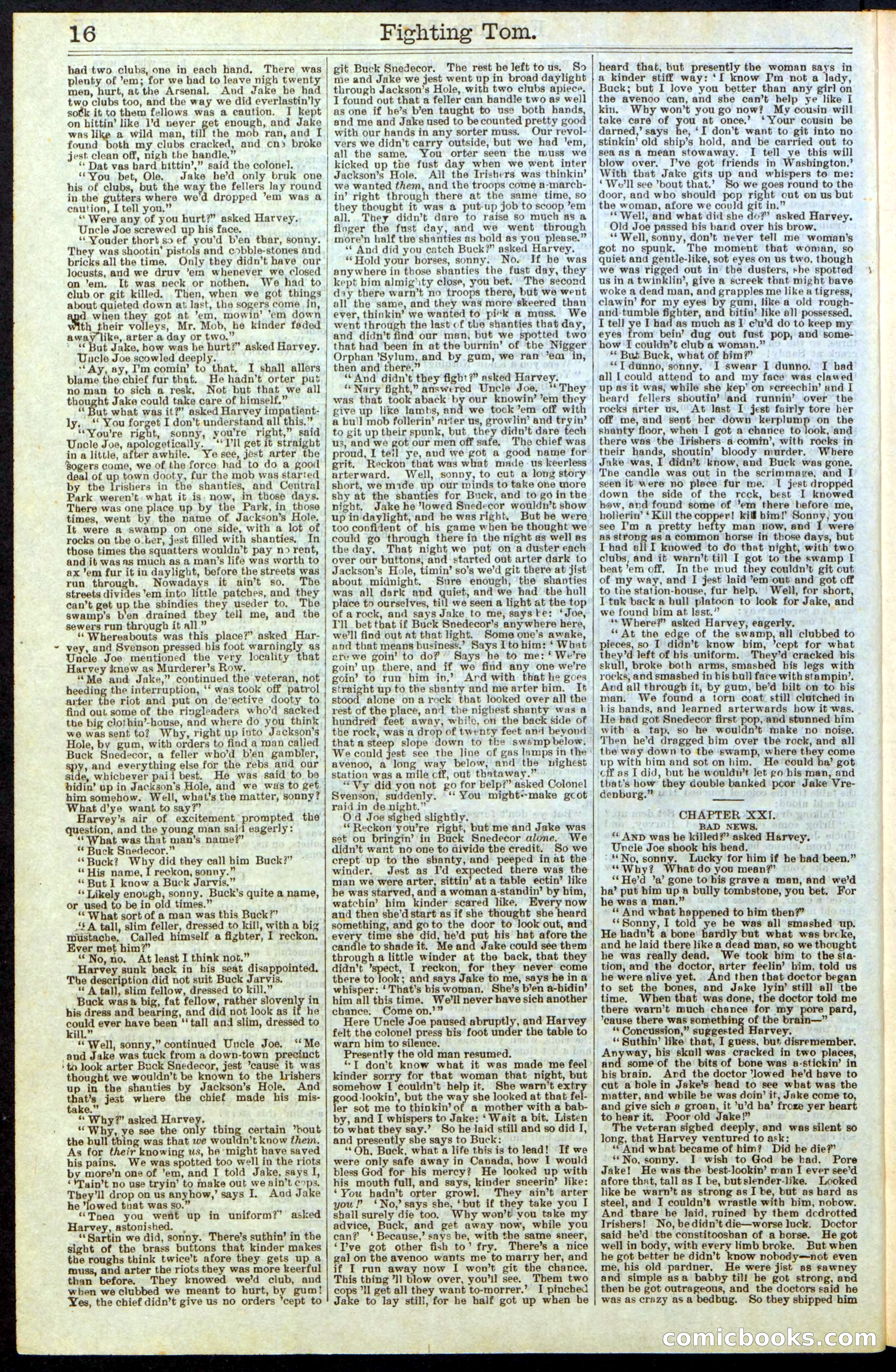 Beadle's New York Dime Library No. 262 — page 16 of 32