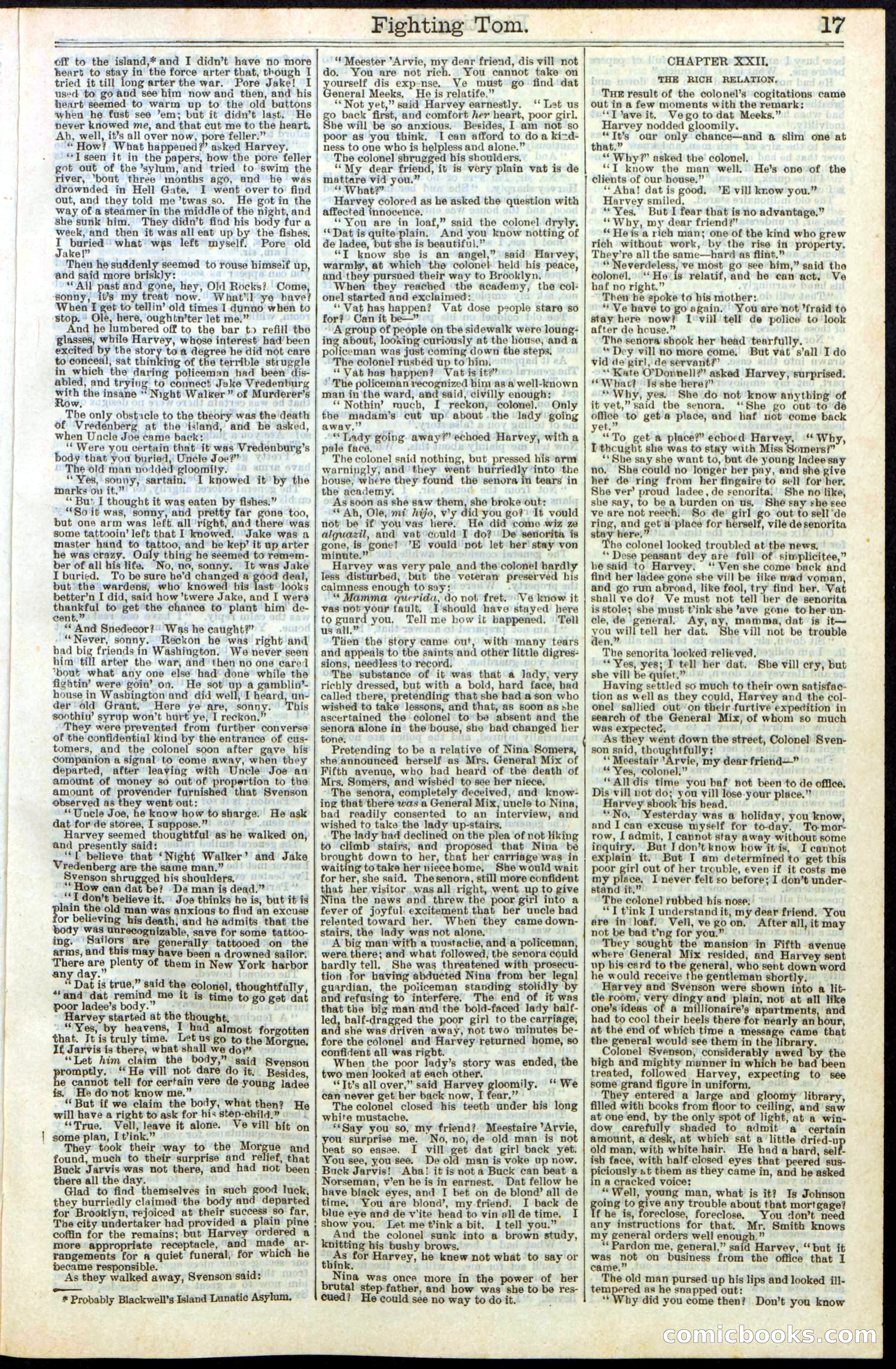 Beadle's New York Dime Library No. 262 — page 17 of 32