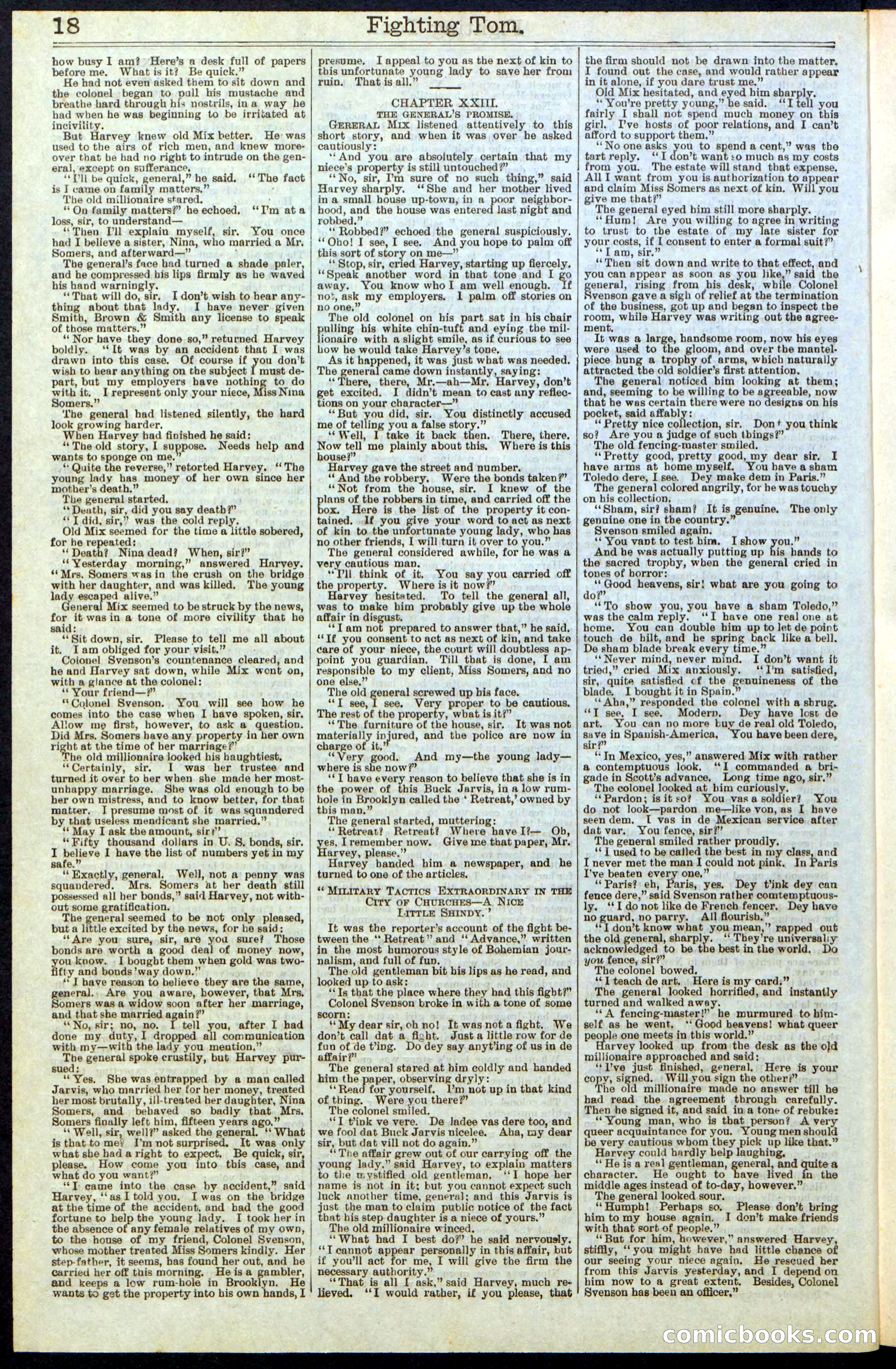 Beadle's New York Dime Library No. 262 — page 18 of 32