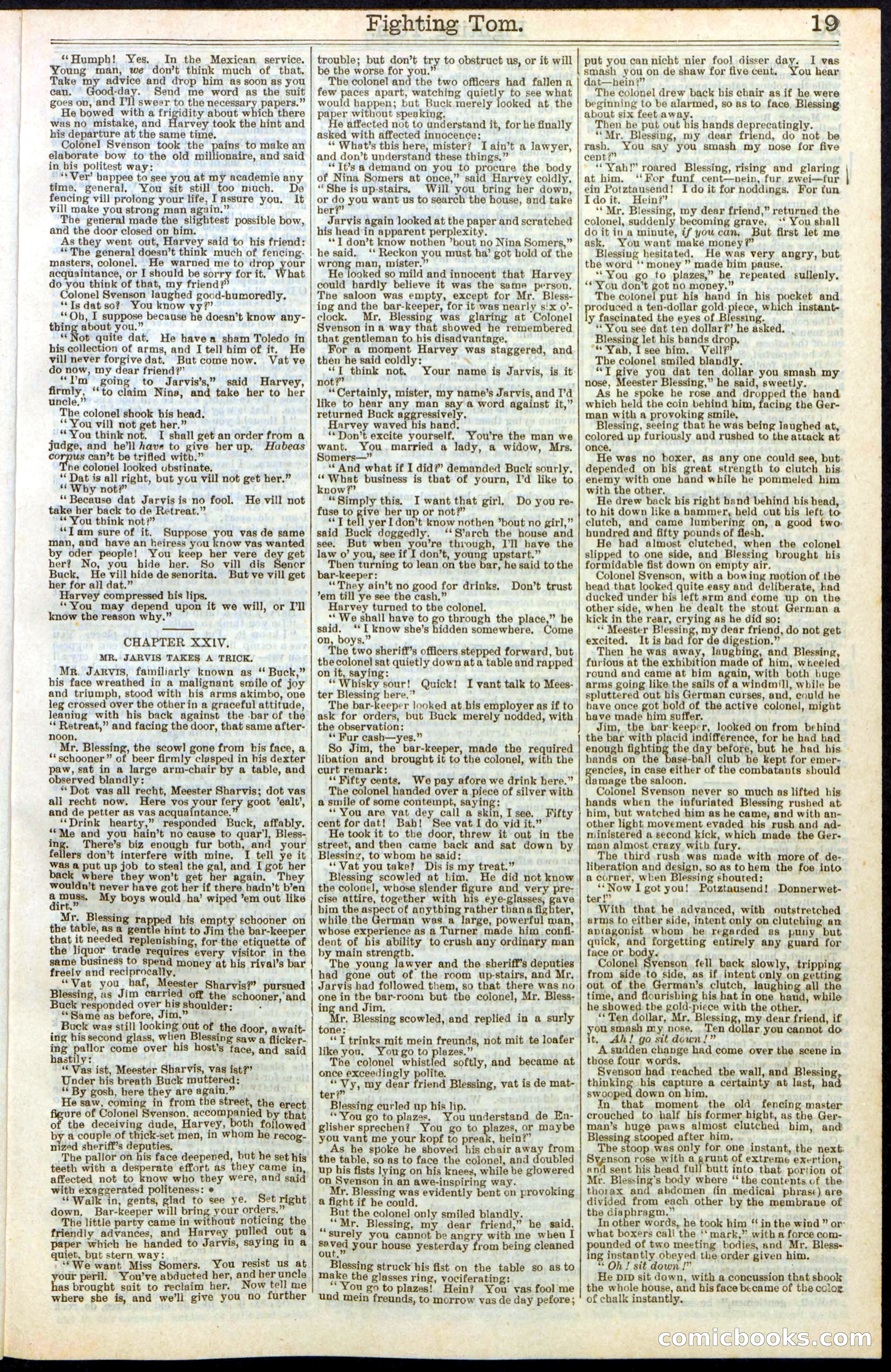 Beadle's New York Dime Library No. 262 — page 19 of 32