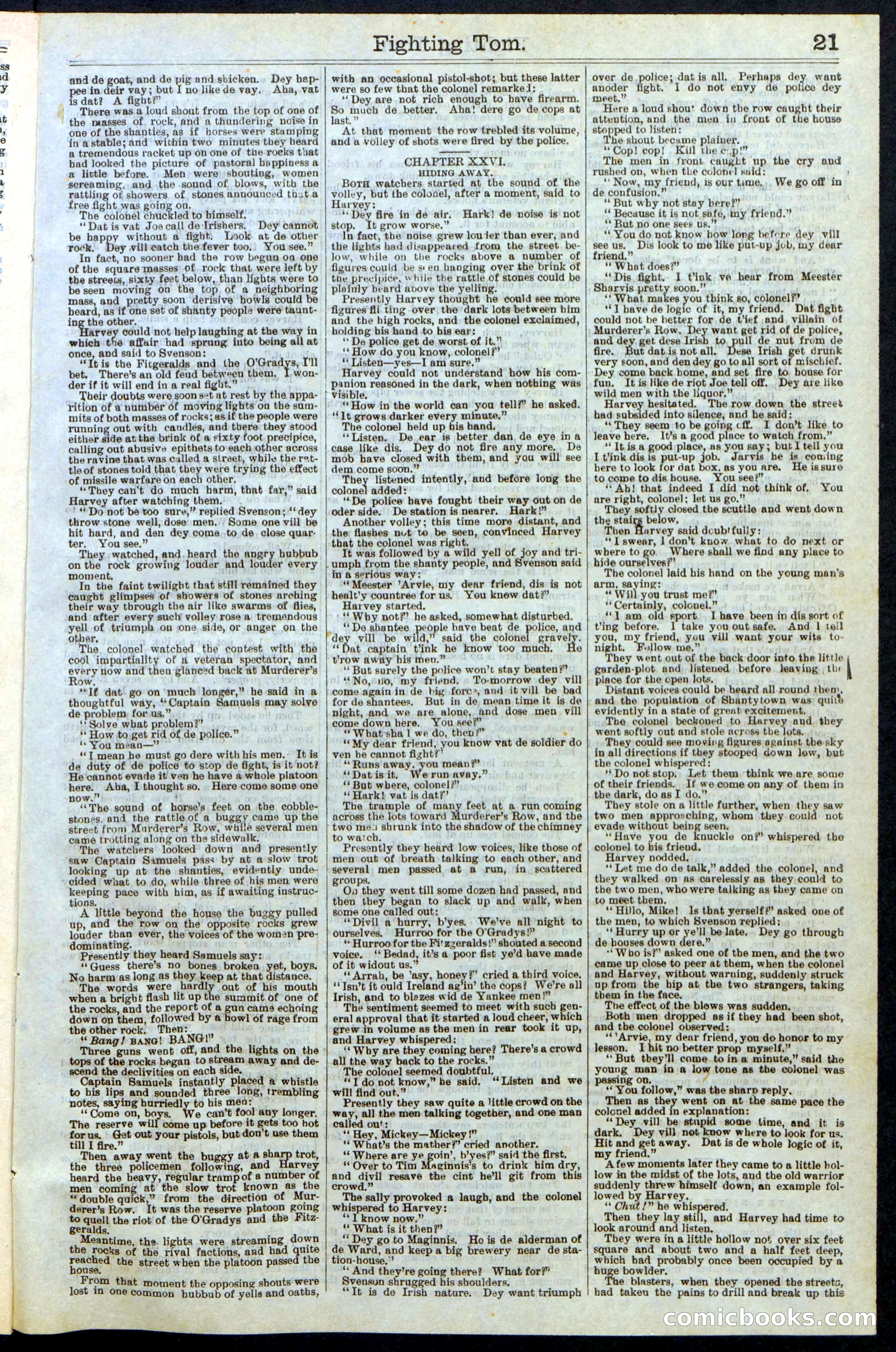 Beadle's New York Dime Library No. 262 — page 21 of 32