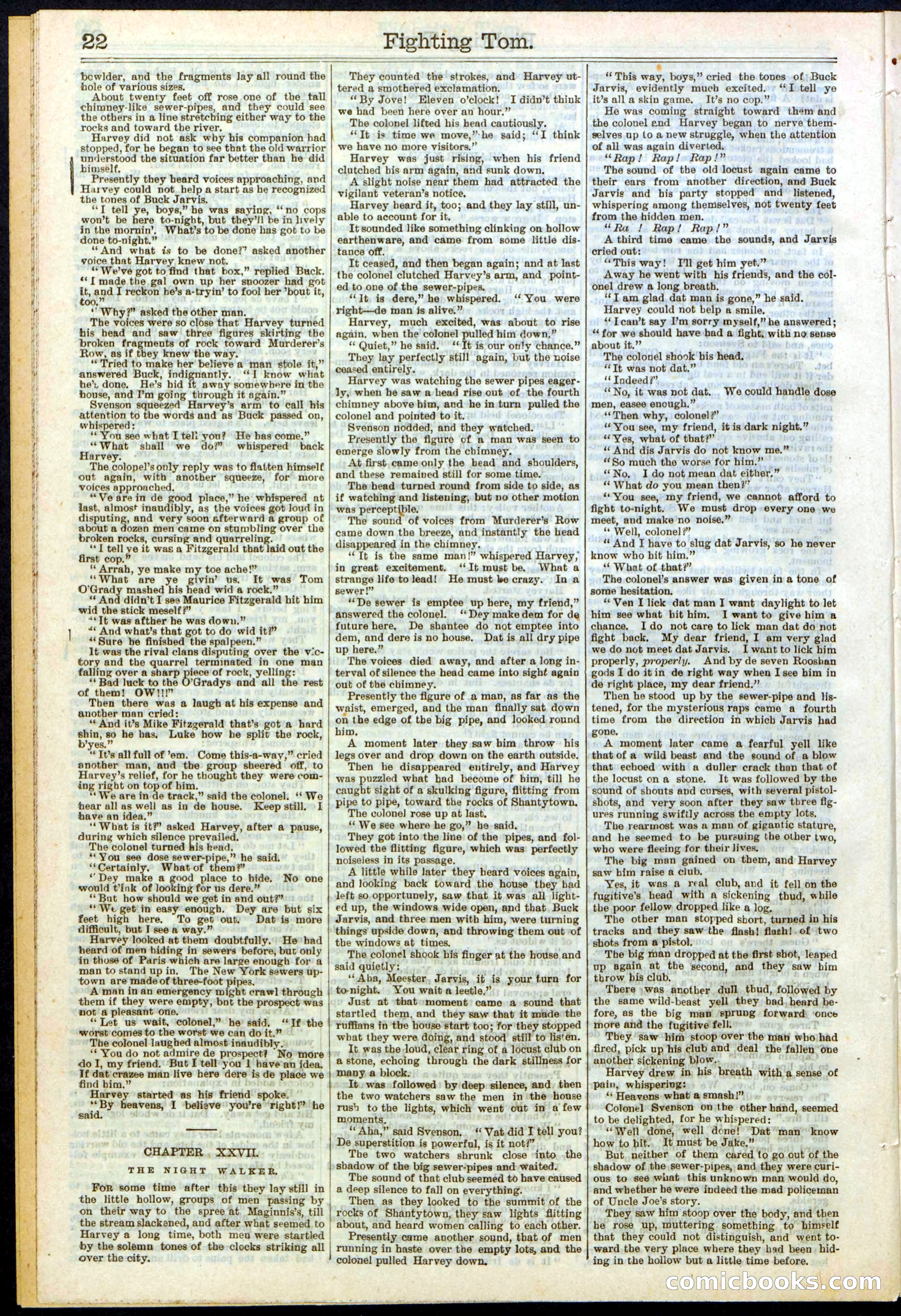 Beadle's New York Dime Library No. 262 — page 22 of 32