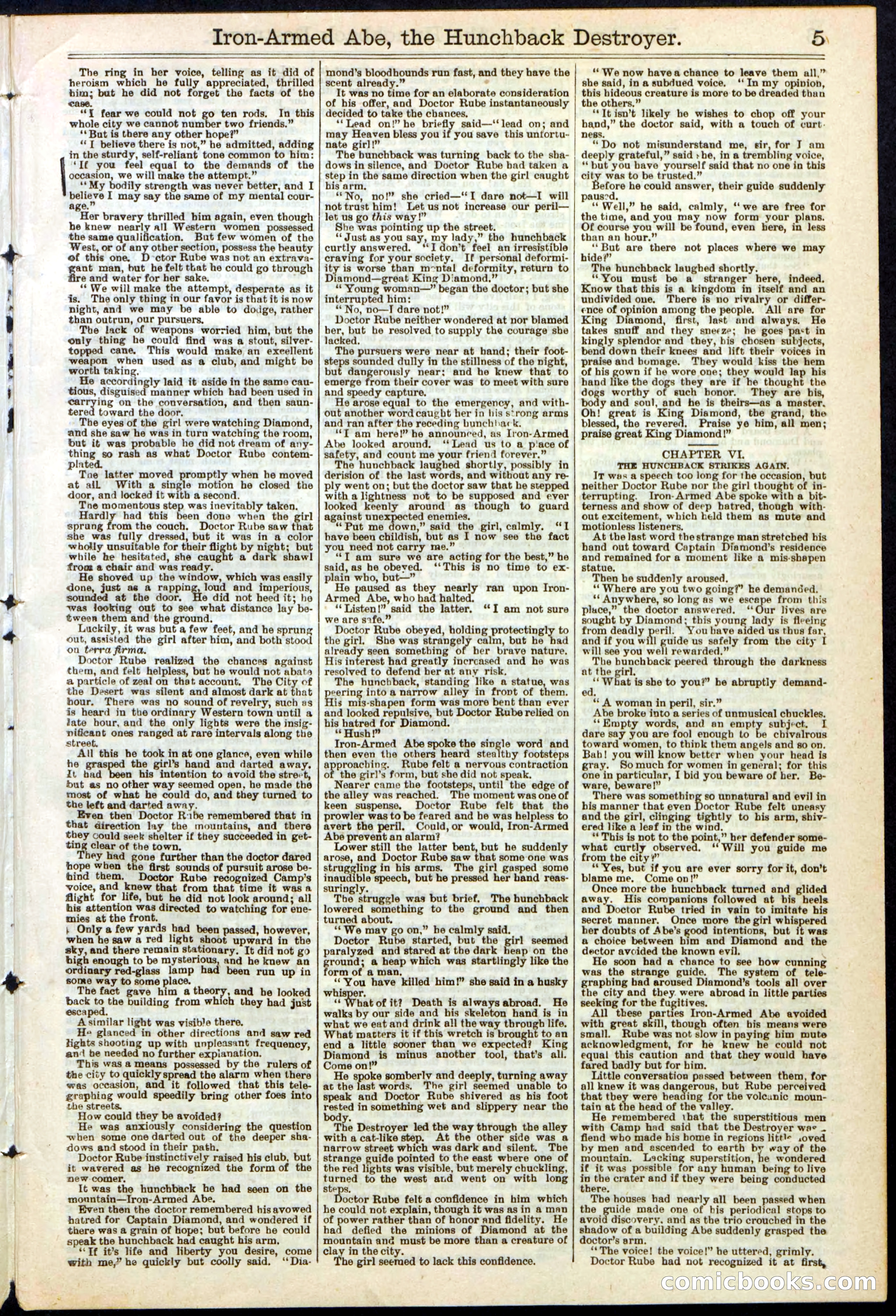 Beadle's Dime Library No. 263 — page 5 of 32