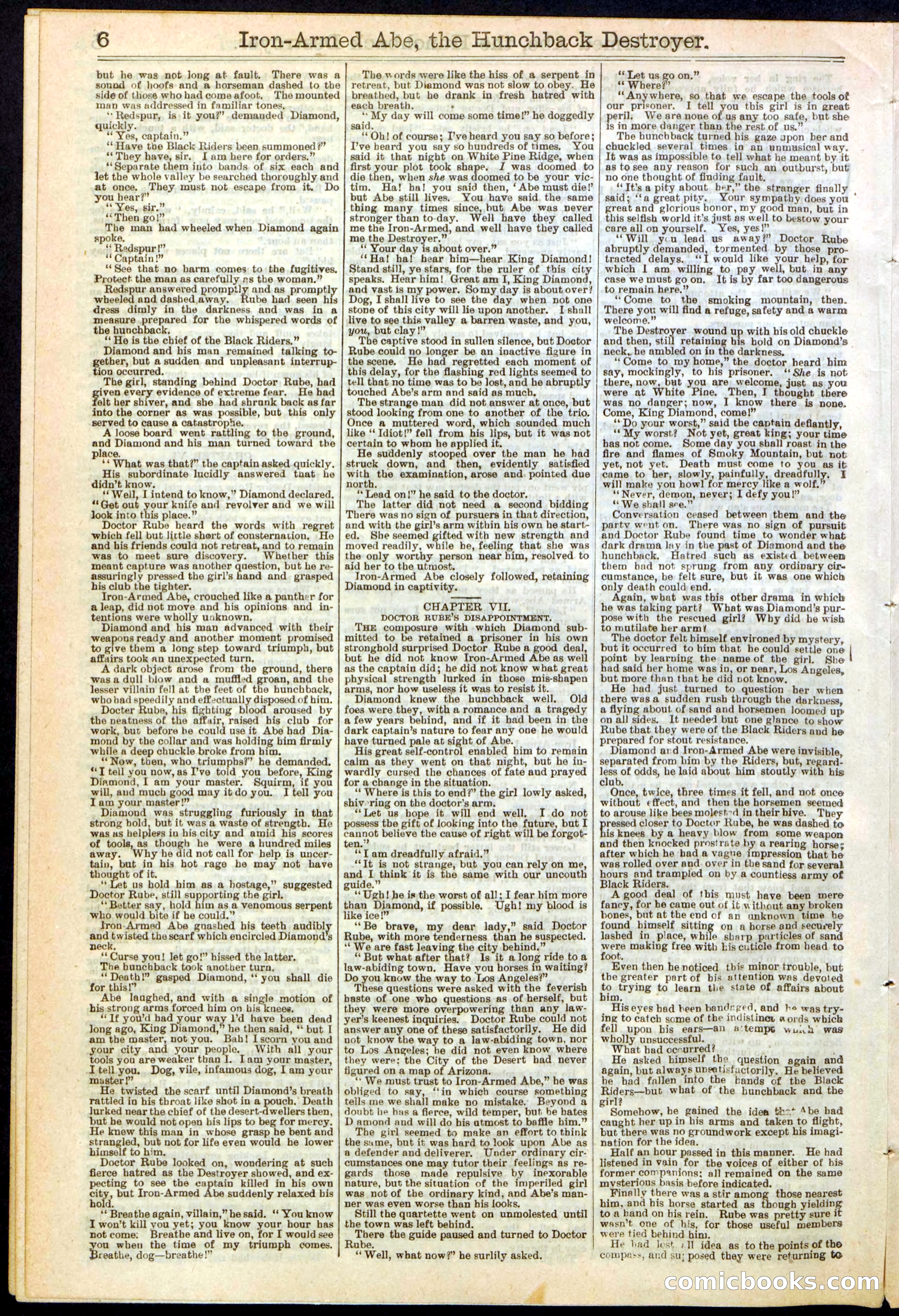 Beadle's Dime Library No. 263 — page 6 of 32