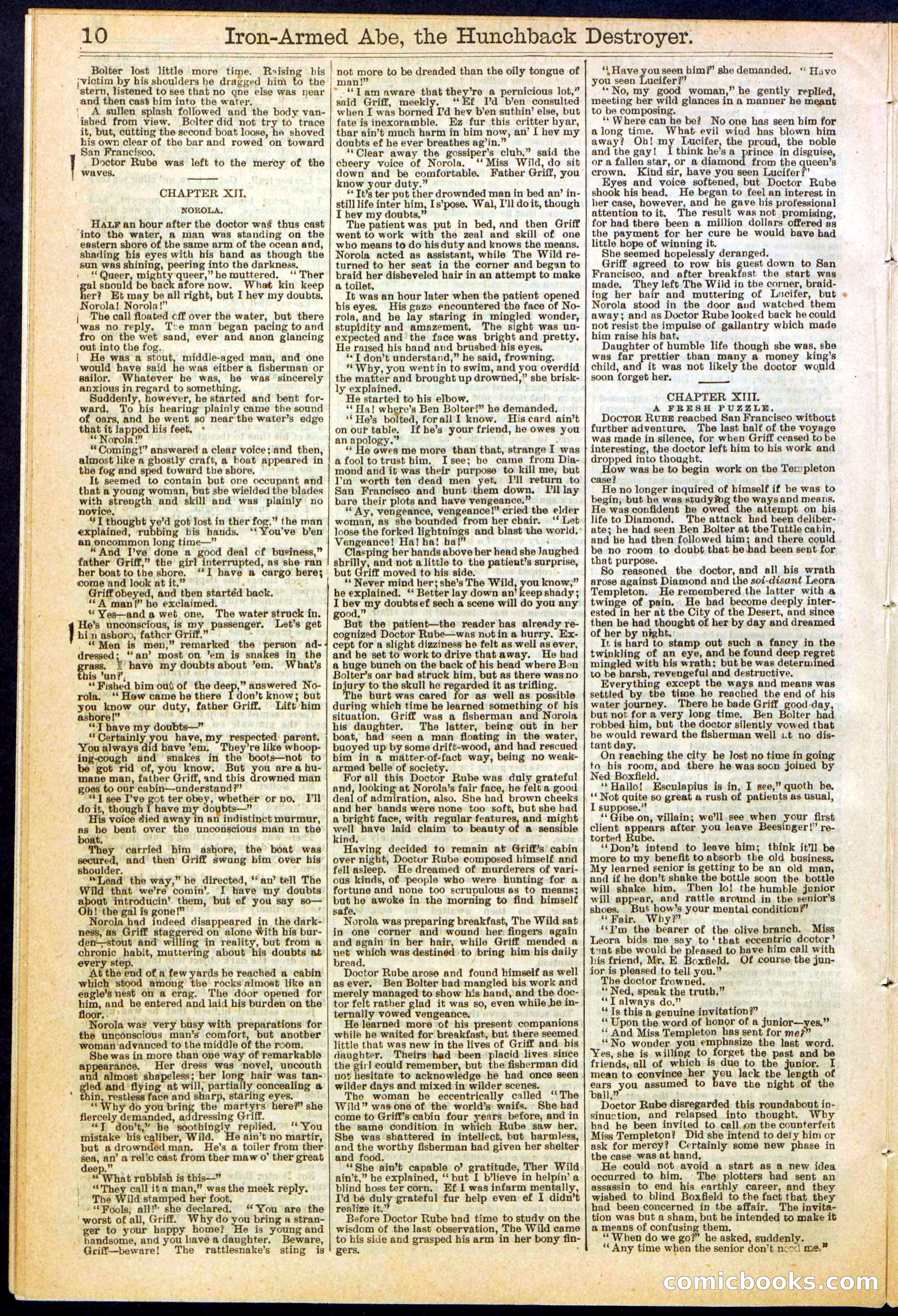 Beadle's Dime Library No. 263 — page 10 of 32