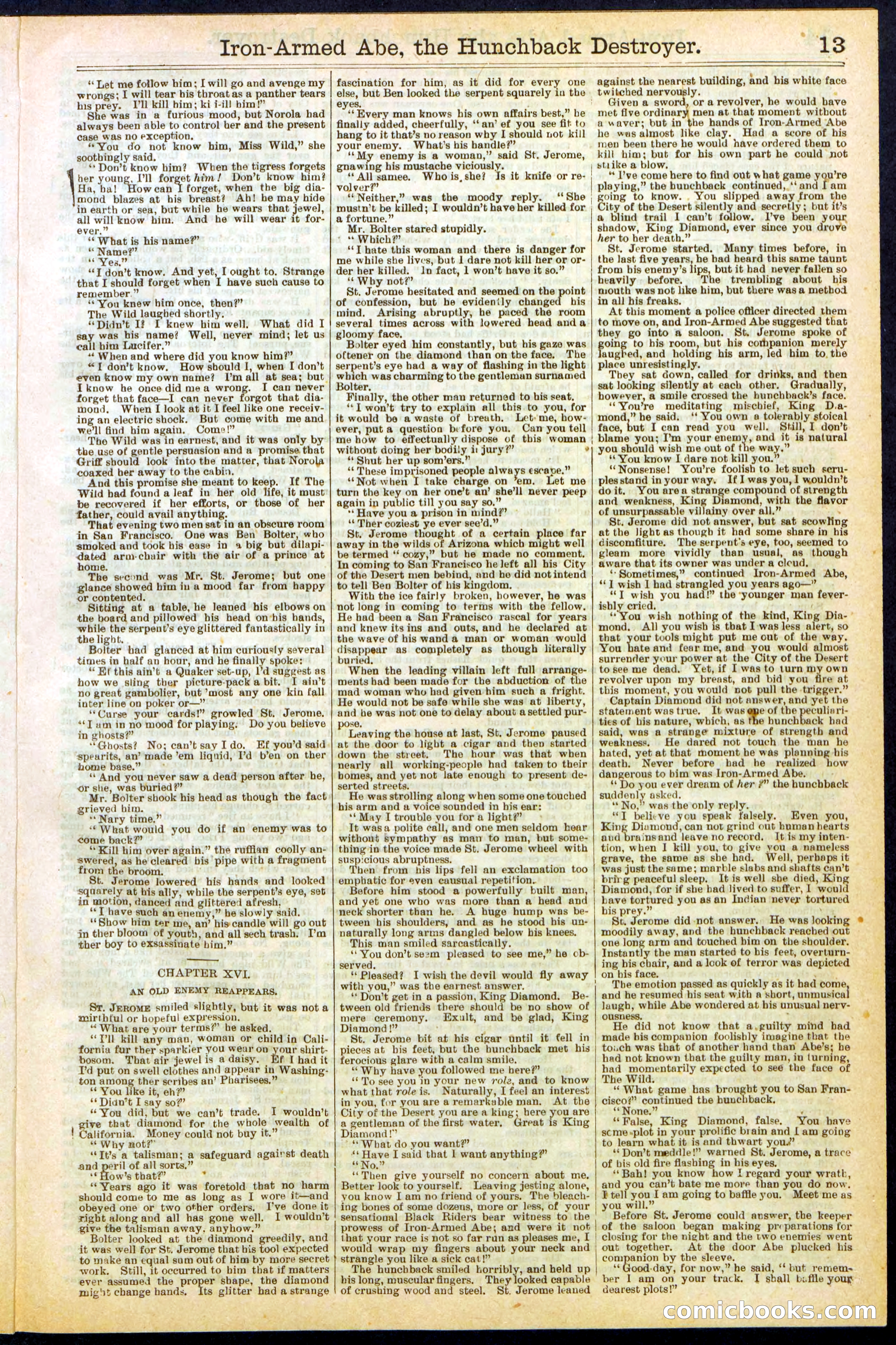 Beadle's Dime Library No. 263 — page 13 of 32