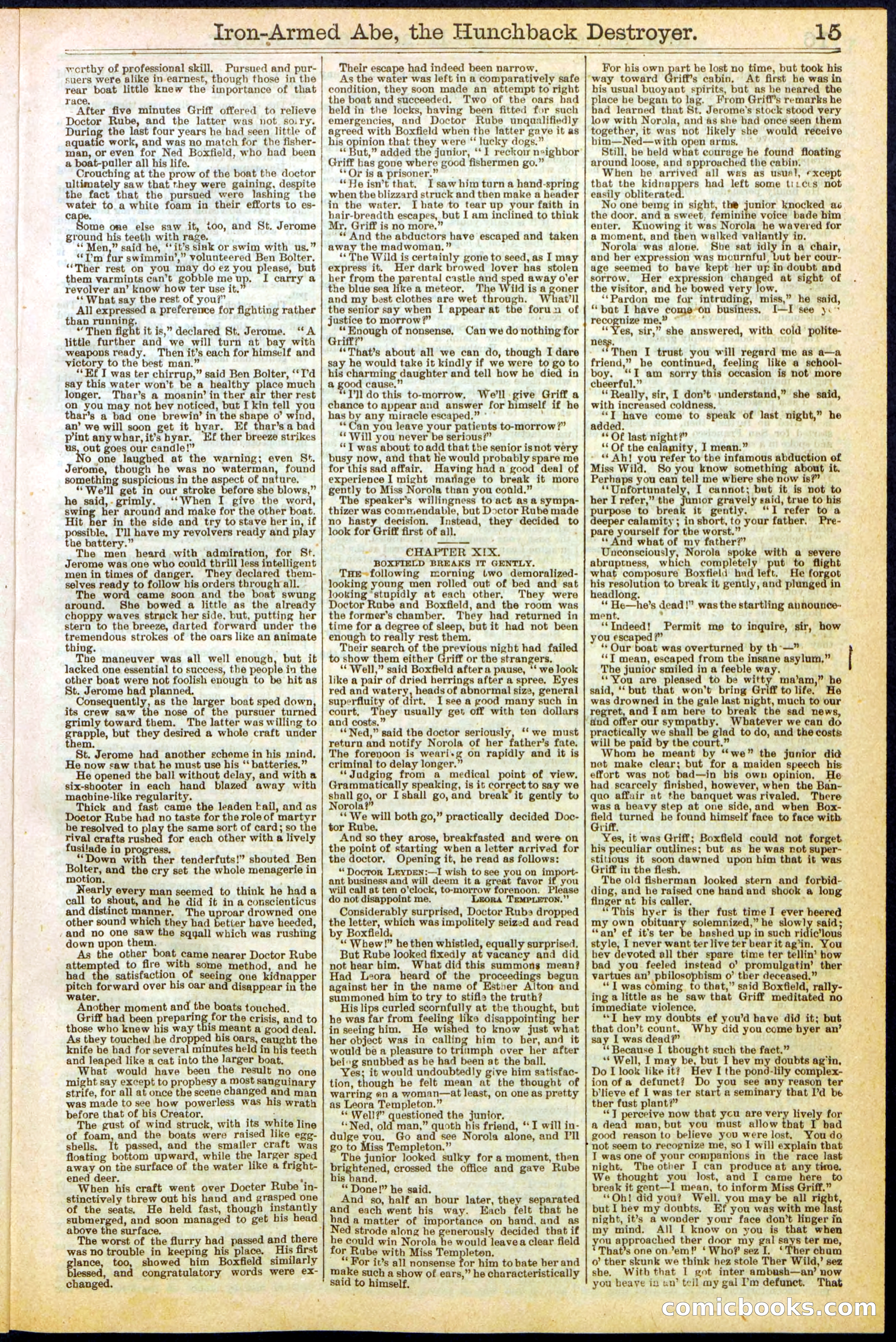 Beadle's Dime Library No. 263 — page 15 of 32