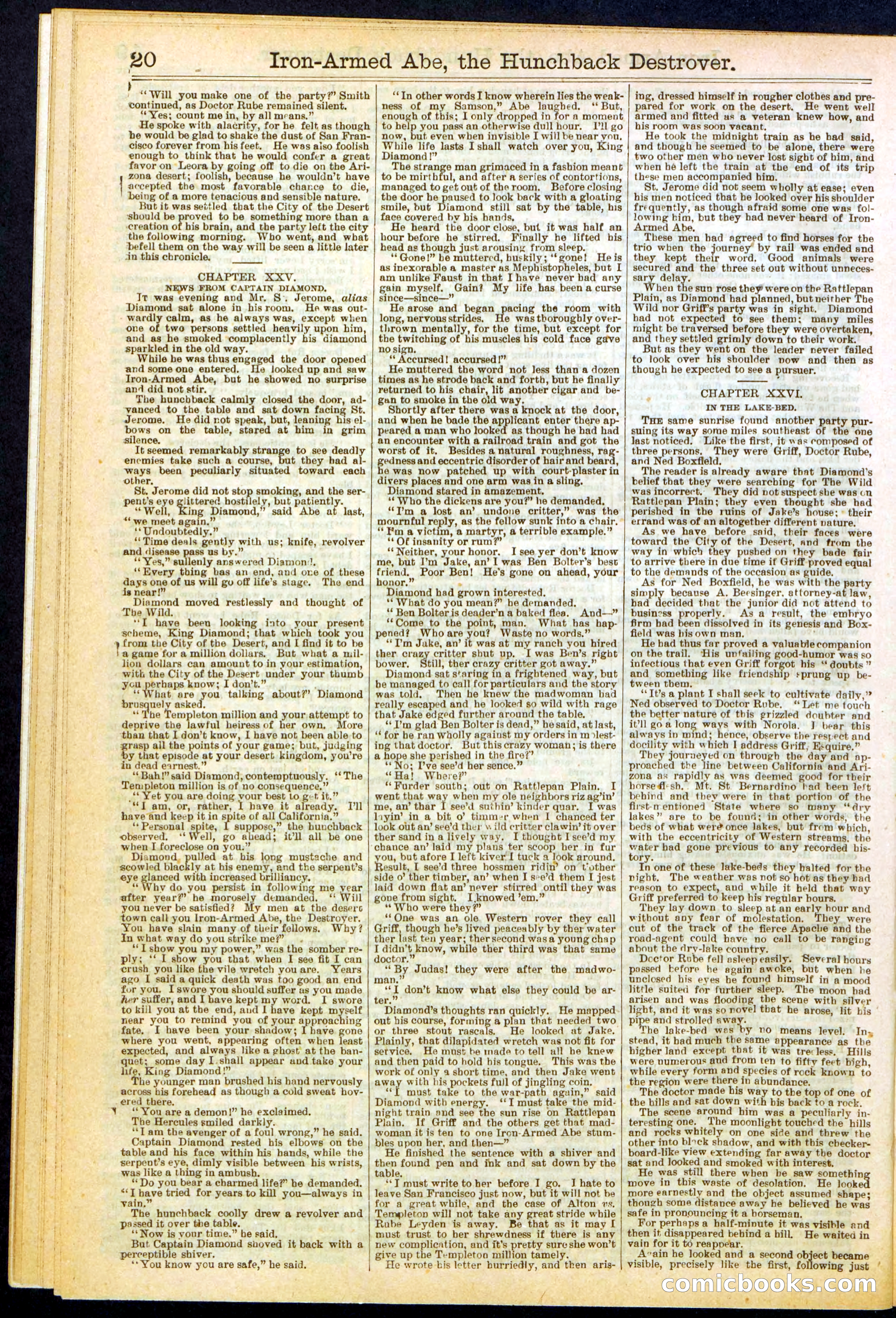 Beadle's Dime Library No. 263 — page 20 of 32