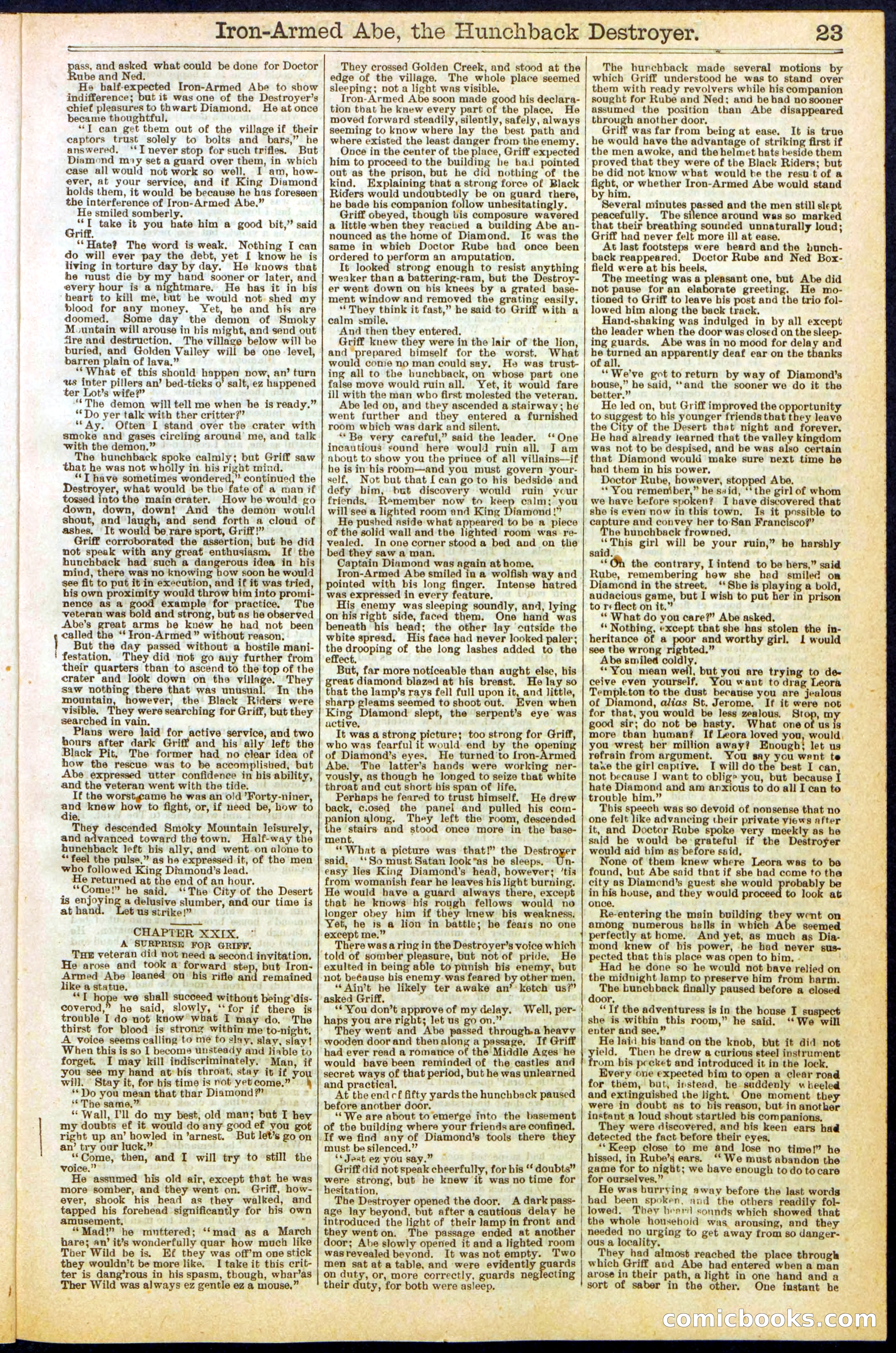 Beadle's Dime Library No. 263 — page 23 of 32