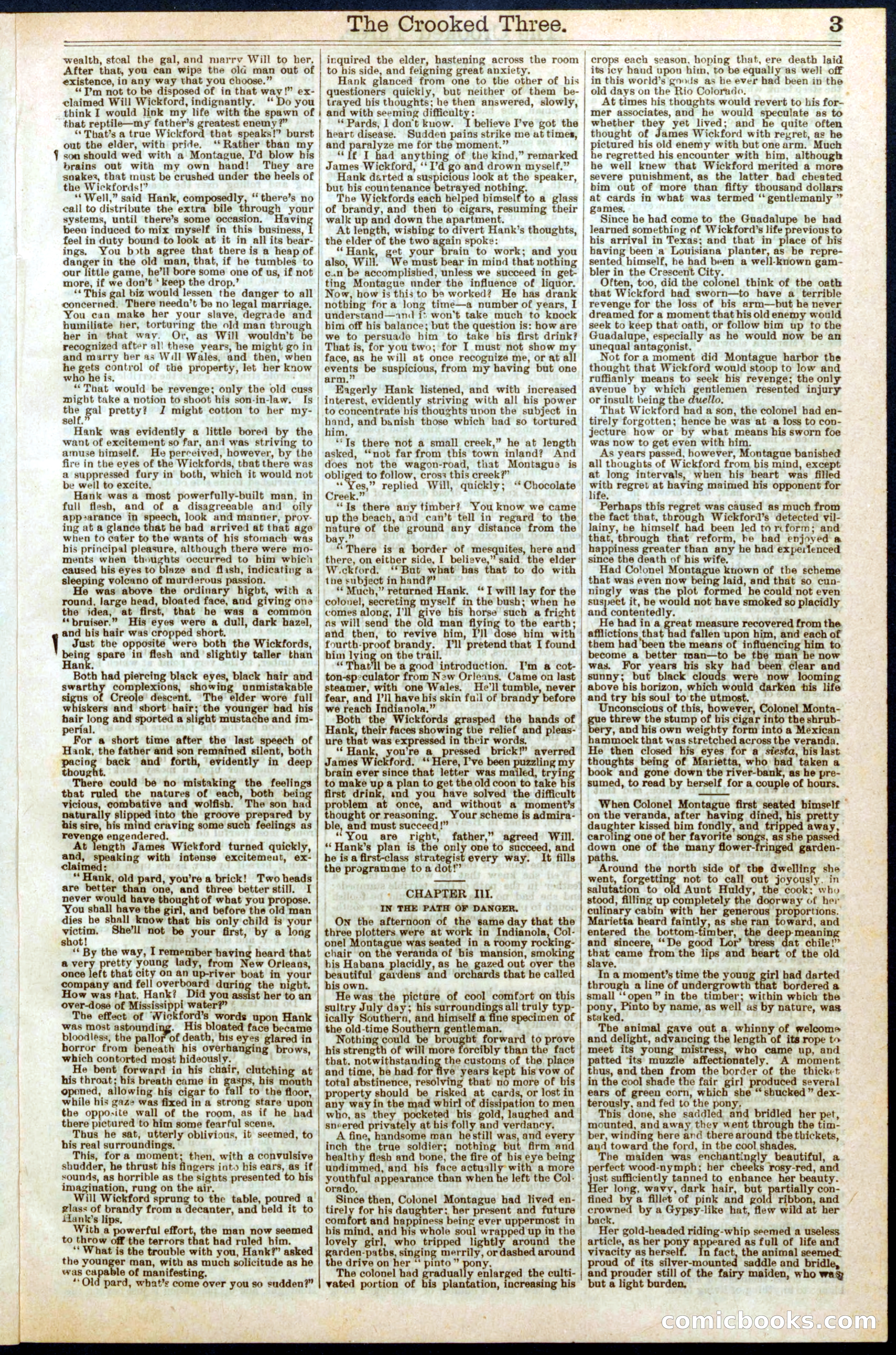 Beadle's New York Dime Library No. 264 — page 3 of 32