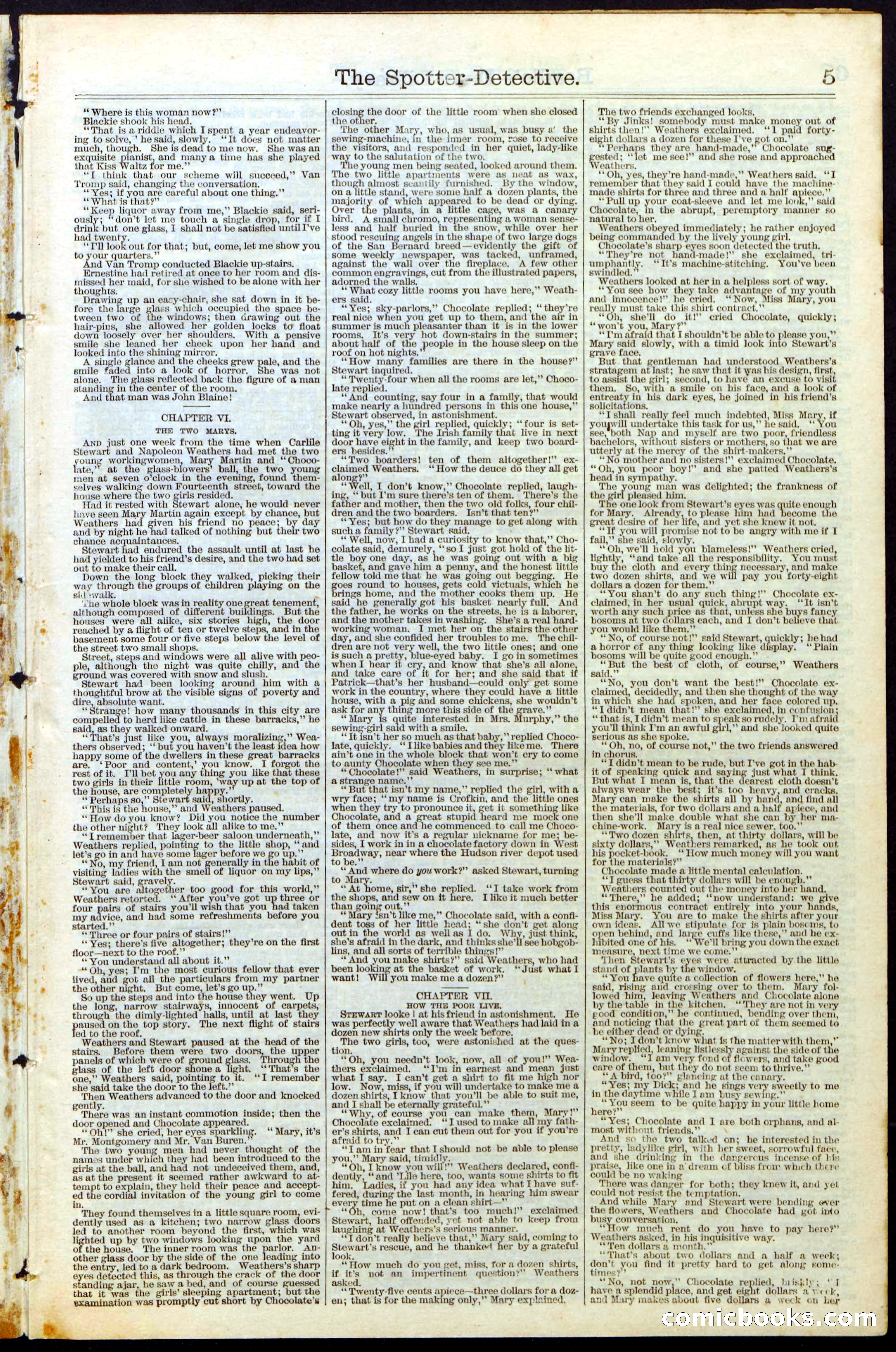 Beadle's Dime Library No. 27 — page 5 of 28