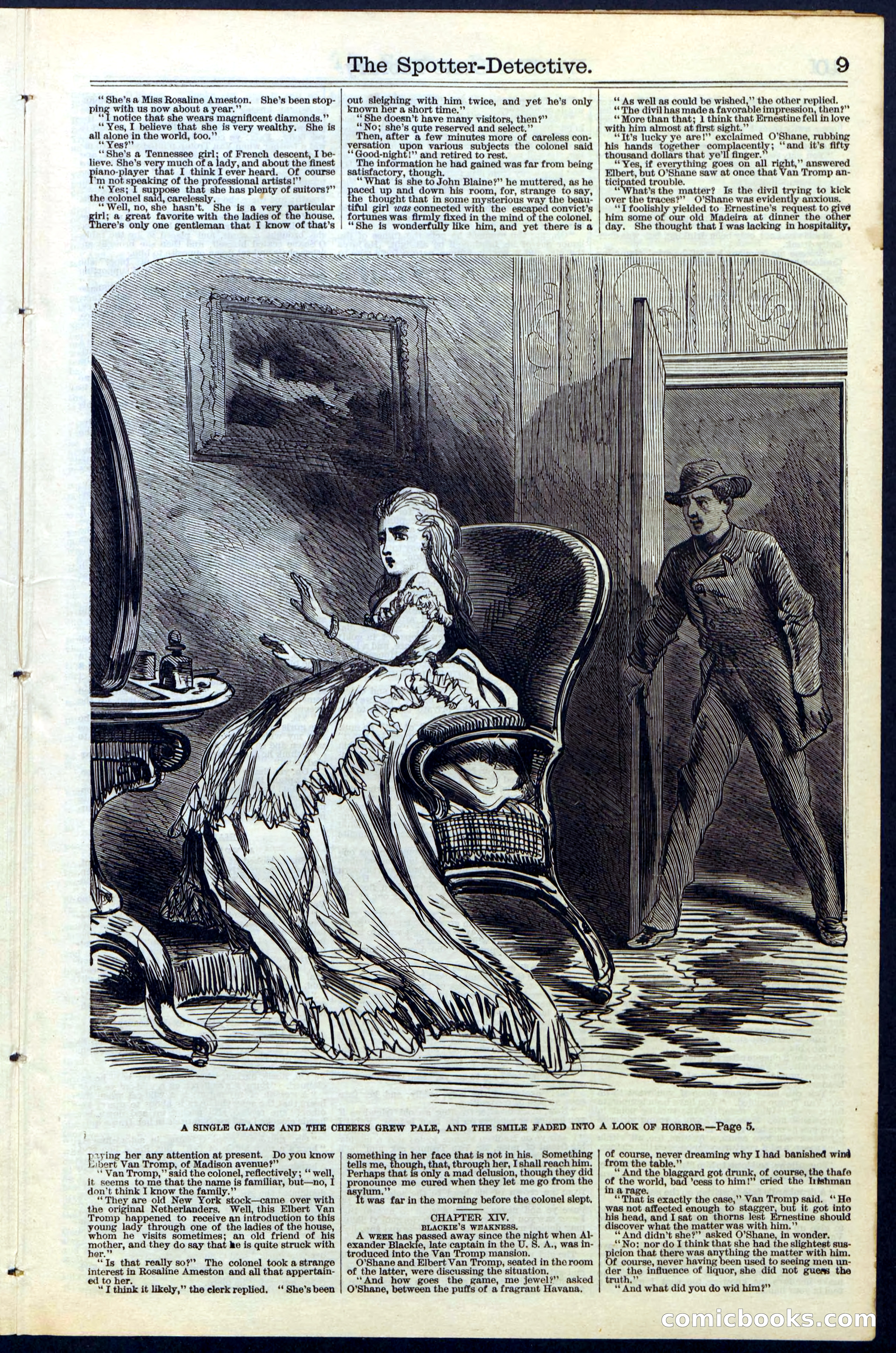 Beadle's Dime Library No. 27 — page 9 of 28