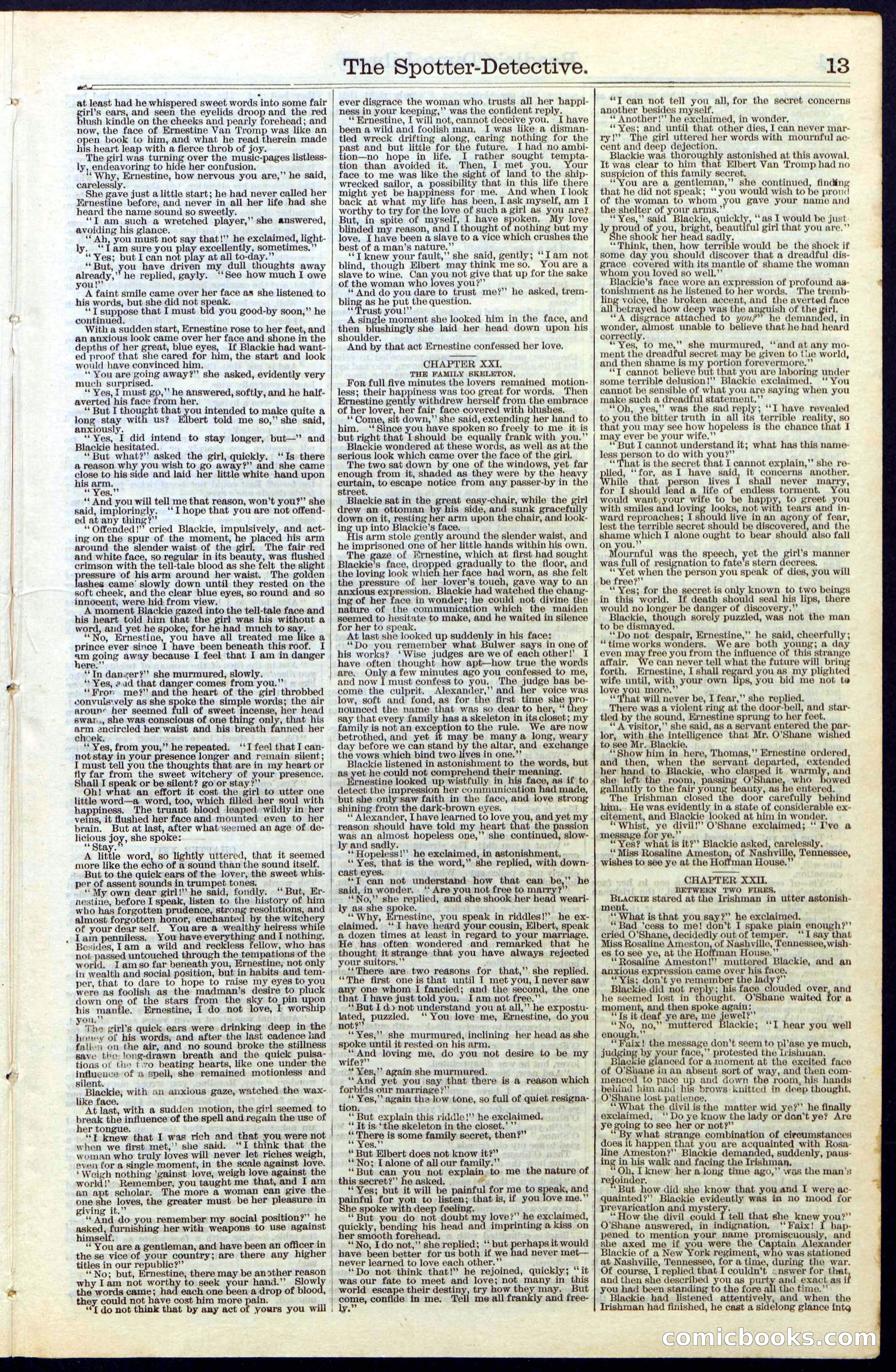Beadle's Dime Library No. 27 — page 13 of 28