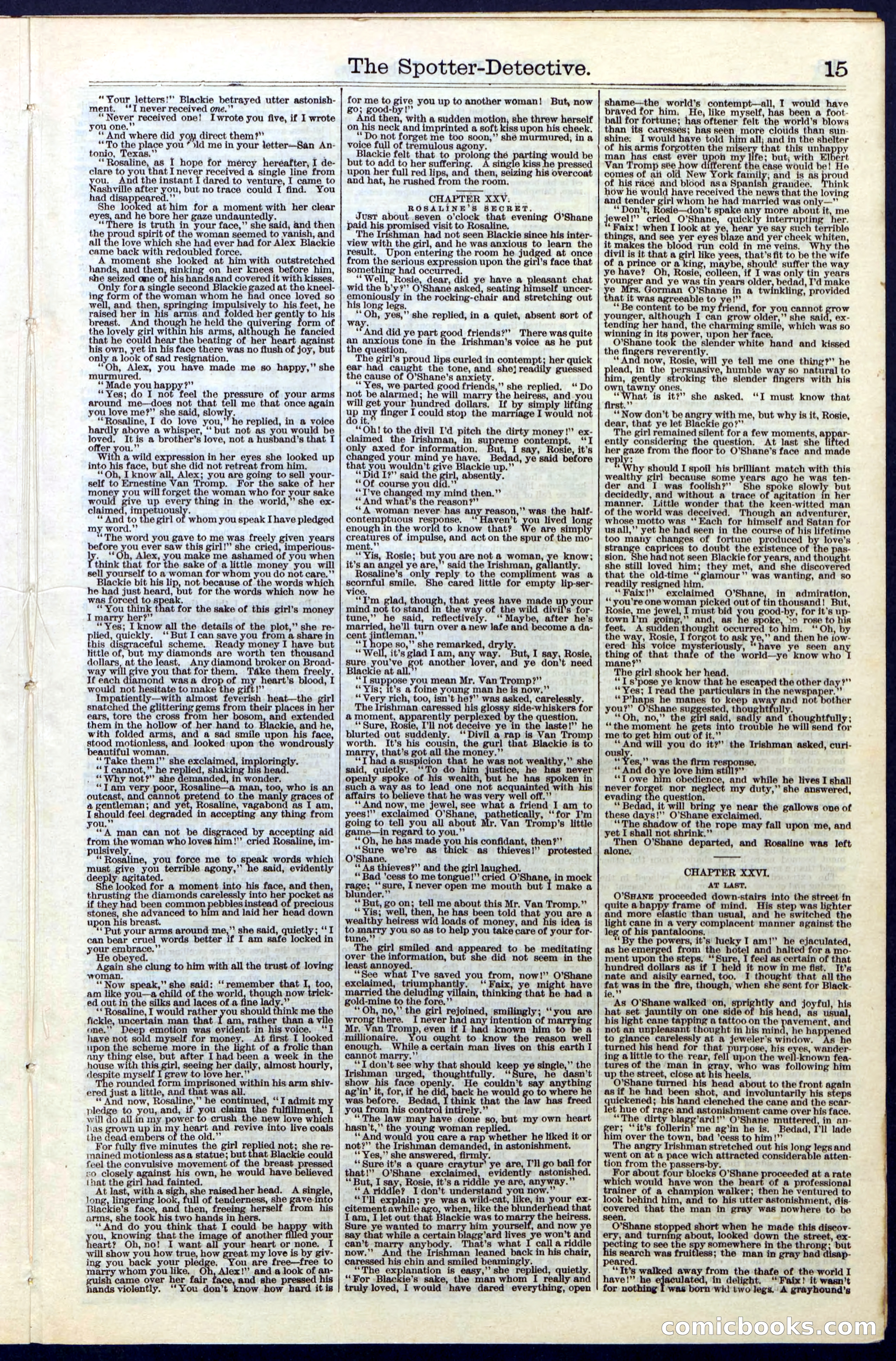 Beadle's Dime Library No. 27 — page 15 of 28