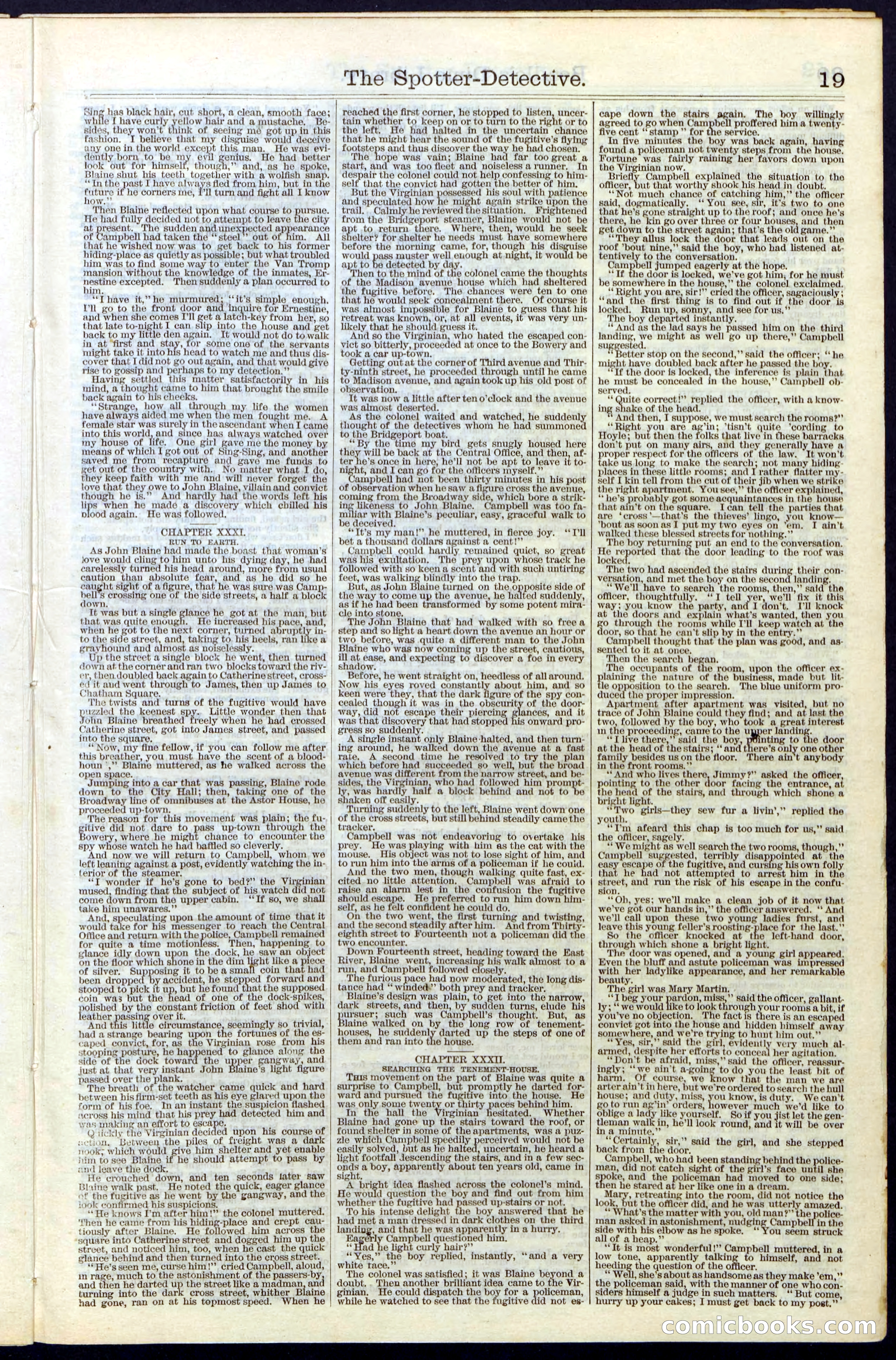 Beadle's Dime Library No. 27 — page 19 of 28