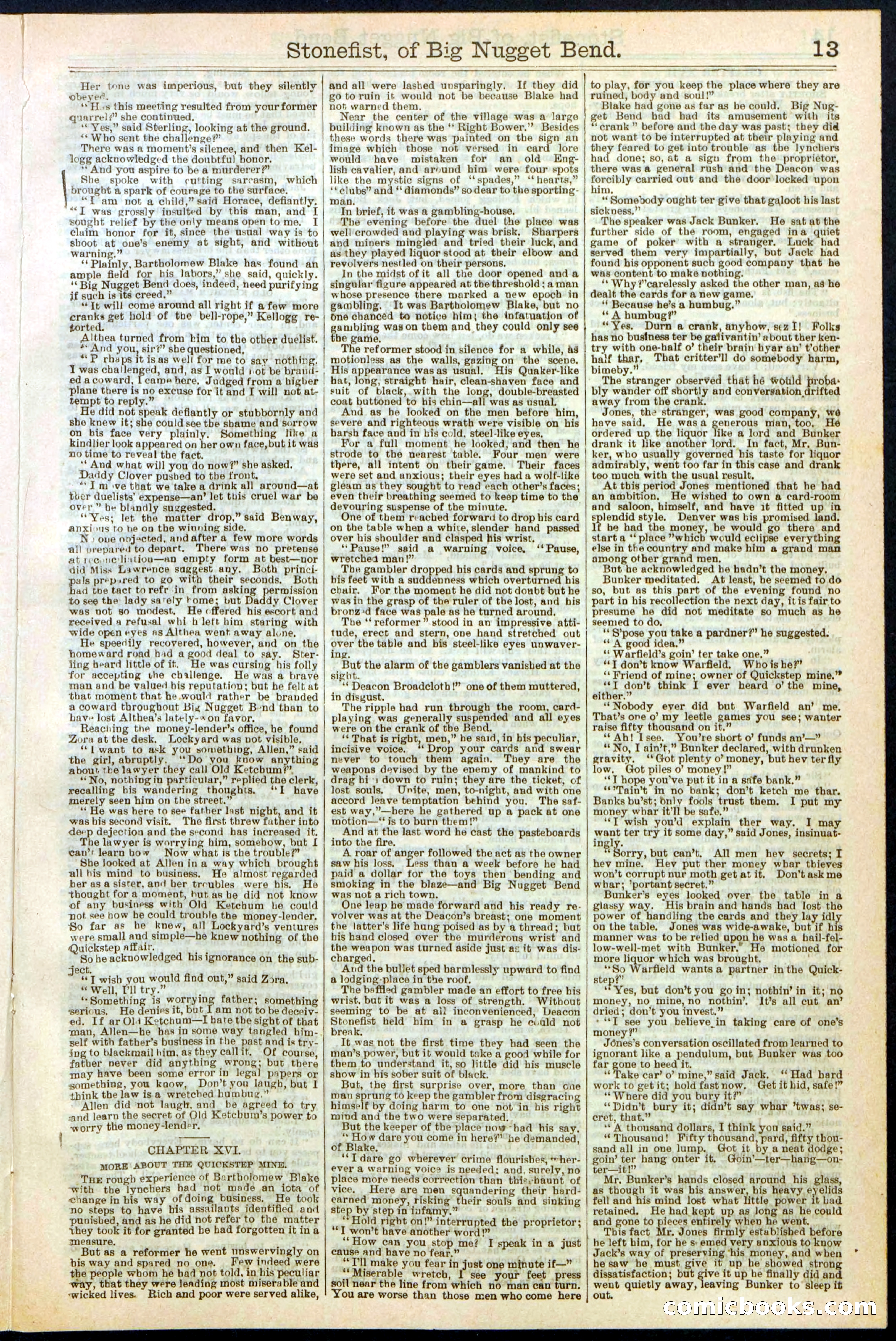 Beadle's New York Dime Library No. 271 — page 13 of 32
