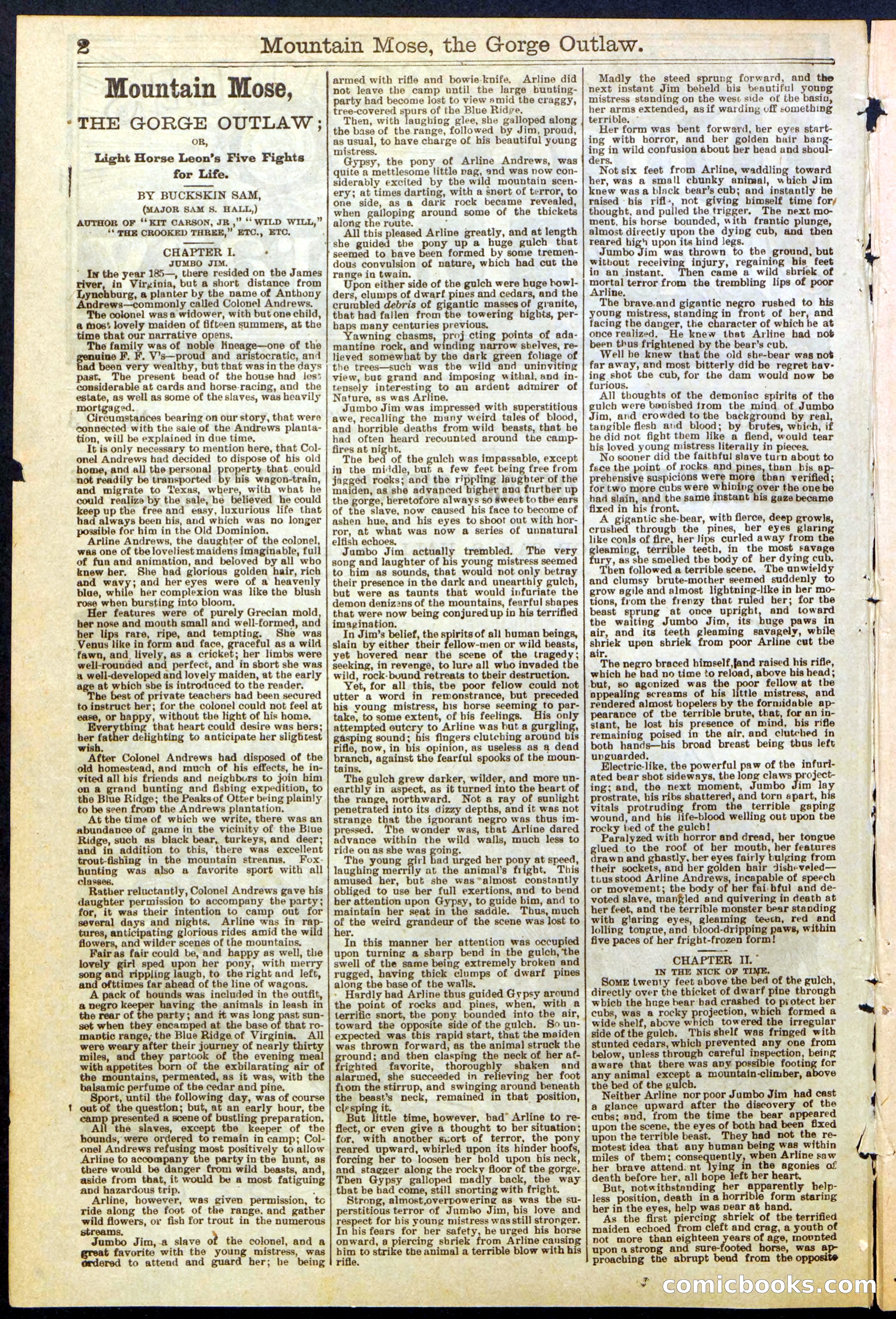 Beadle's Dime Library, No. 273 — page 2 of 24