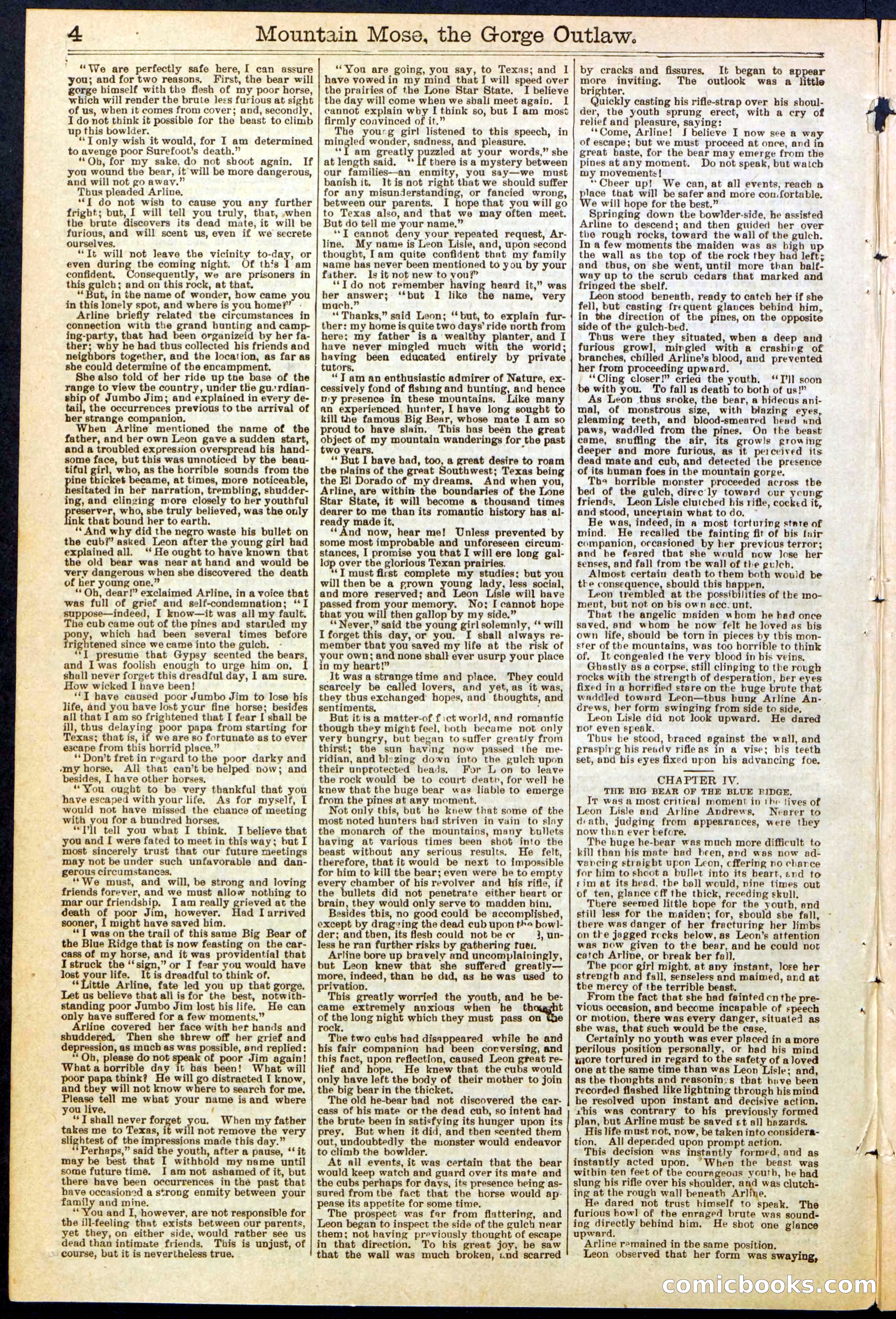 Beadle's Dime Library, No. 273 — page 4 of 24