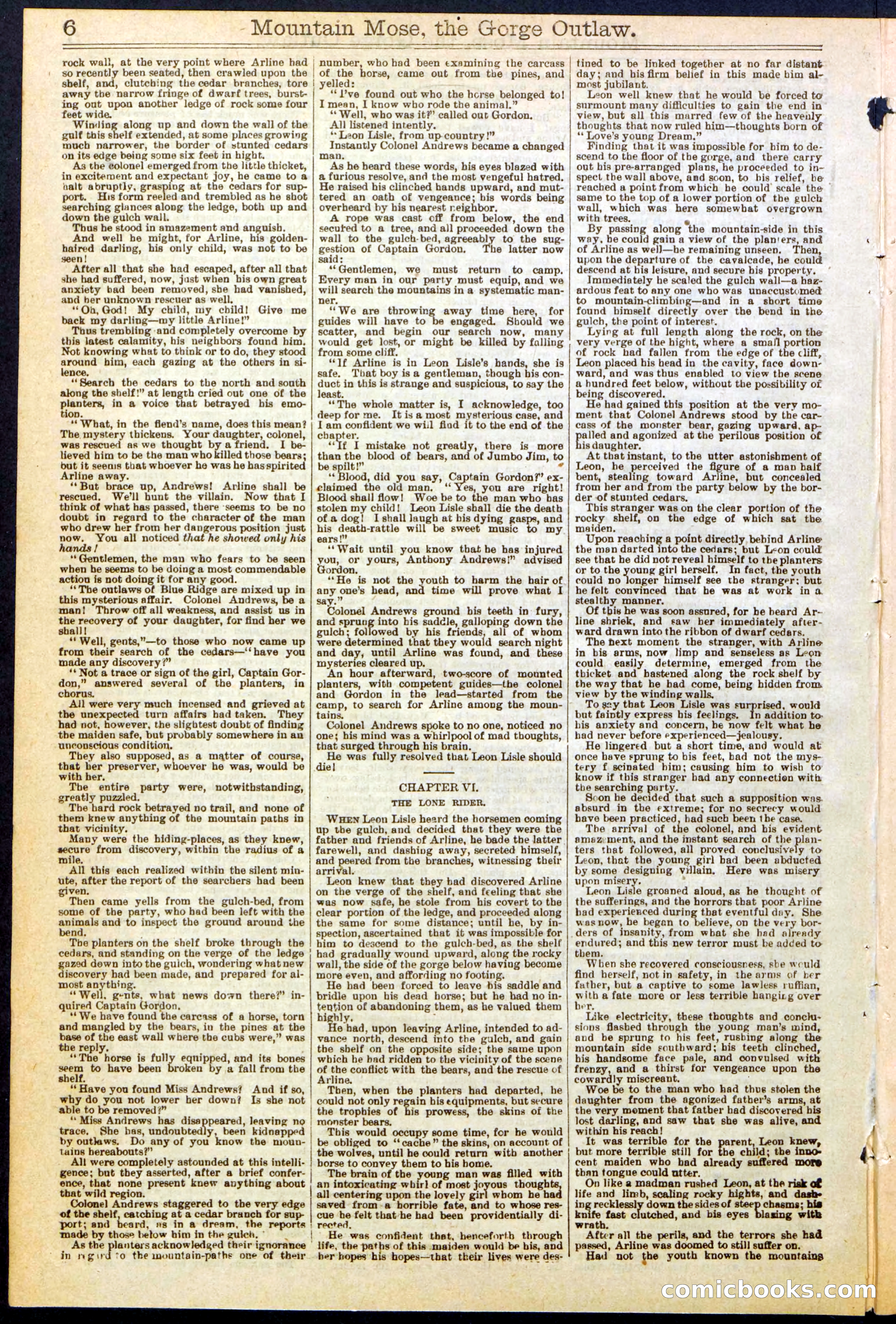 Beadle's Dime Library, No. 273 — page 6 of 24