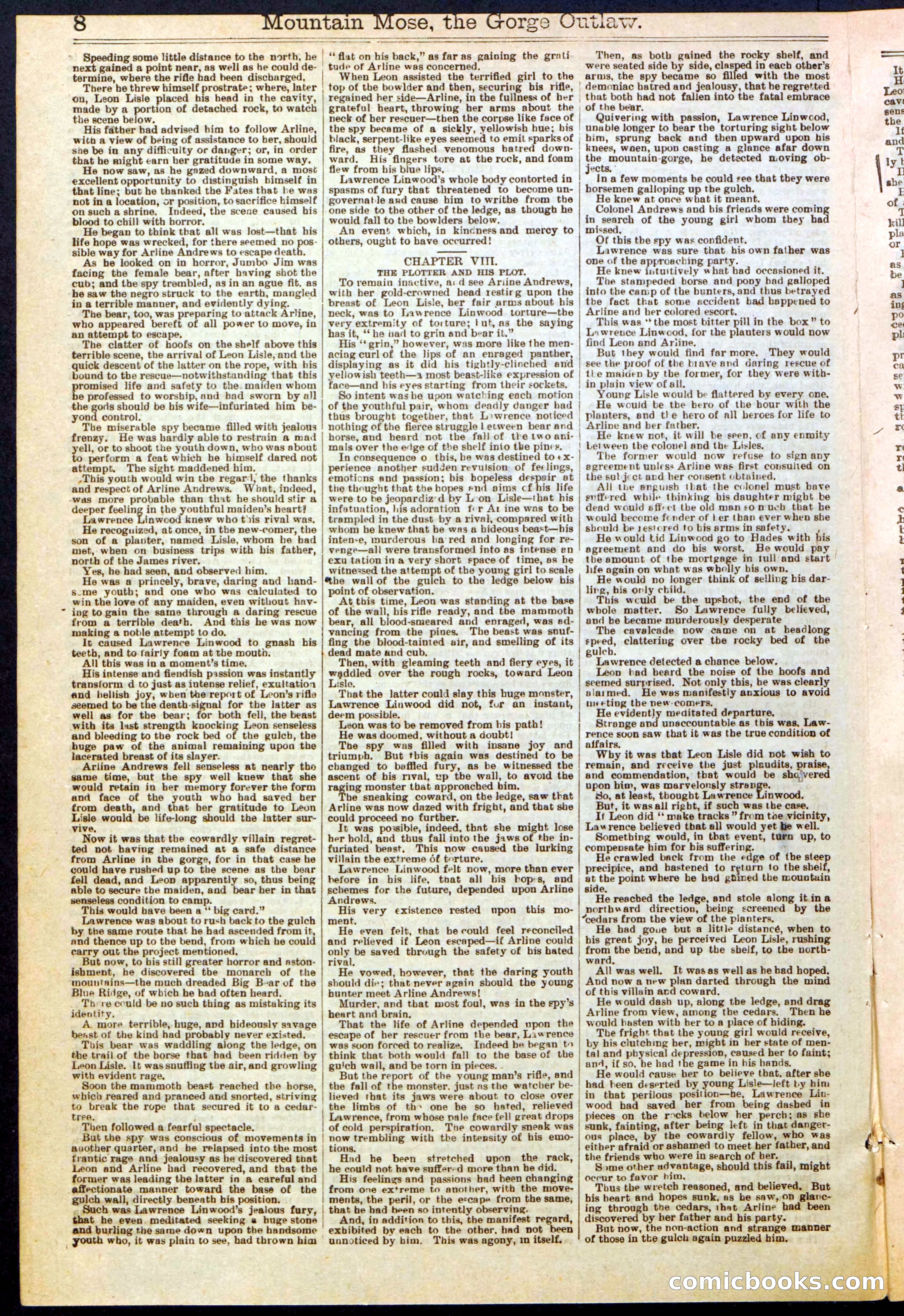 Beadle's Dime Library, No. 273 — page 8 of 24