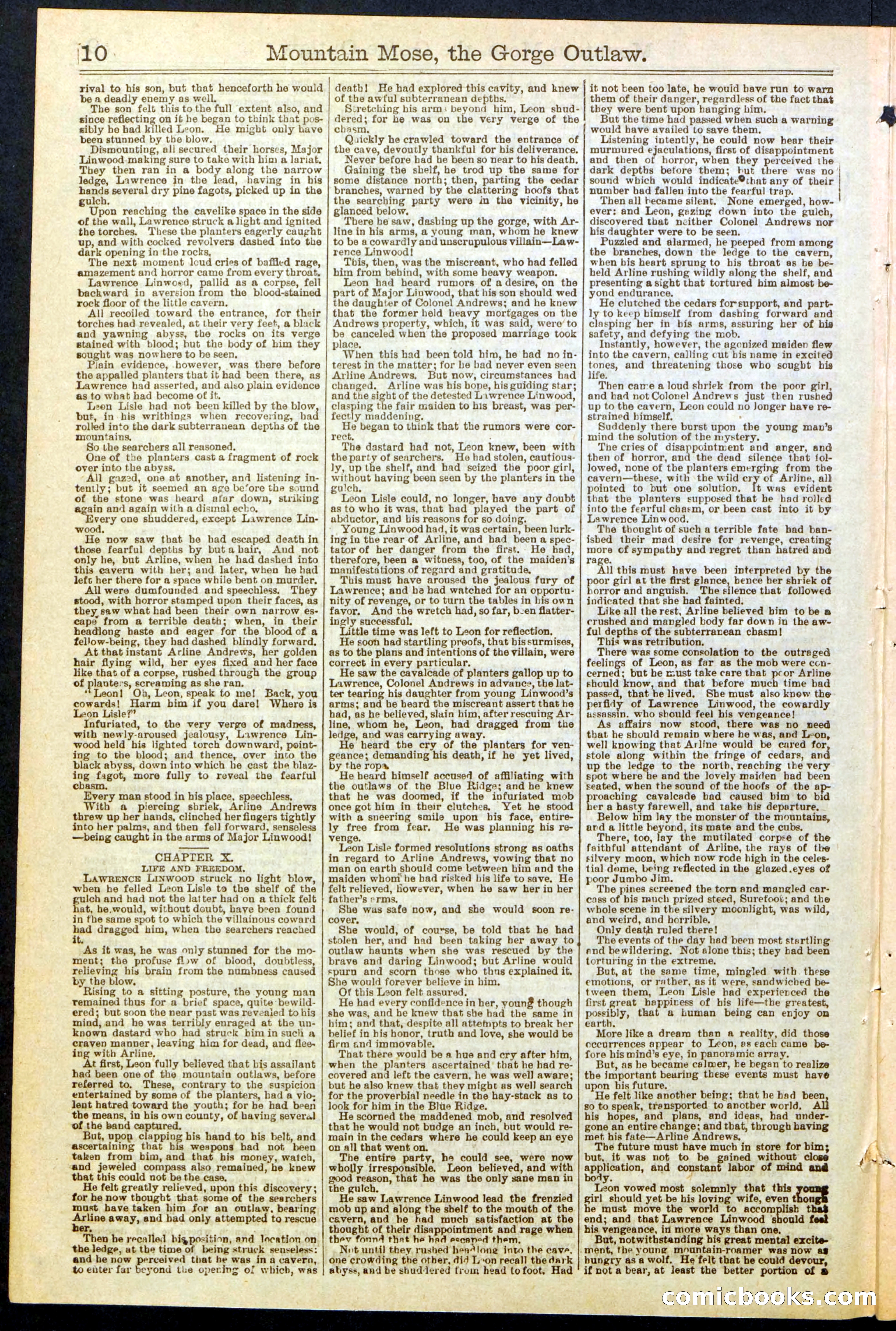 Beadle's Dime Library, No. 273 — page 10 of 24