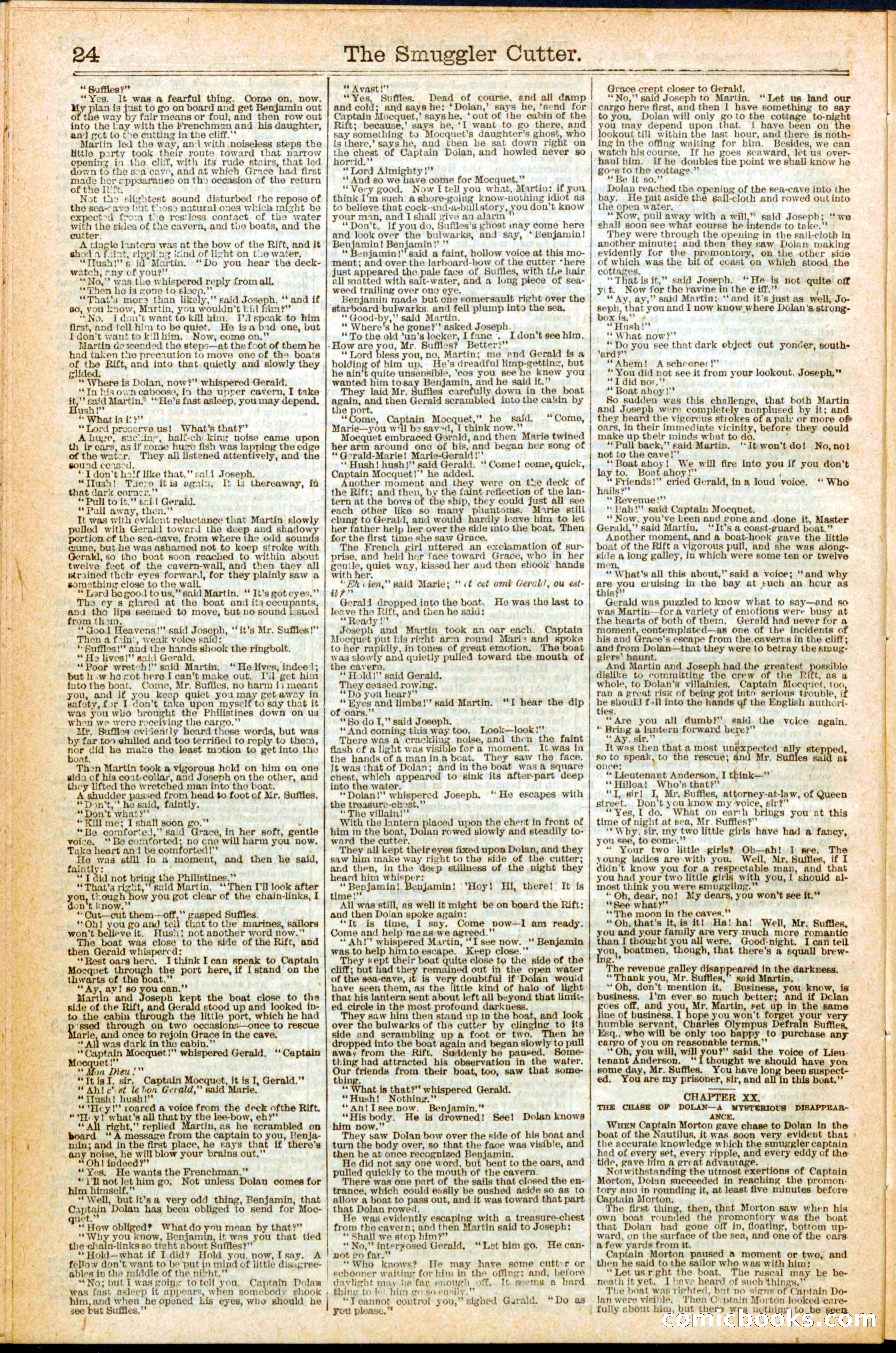 Beadle's New York Dime Library, No. 275 — page 24 of 32