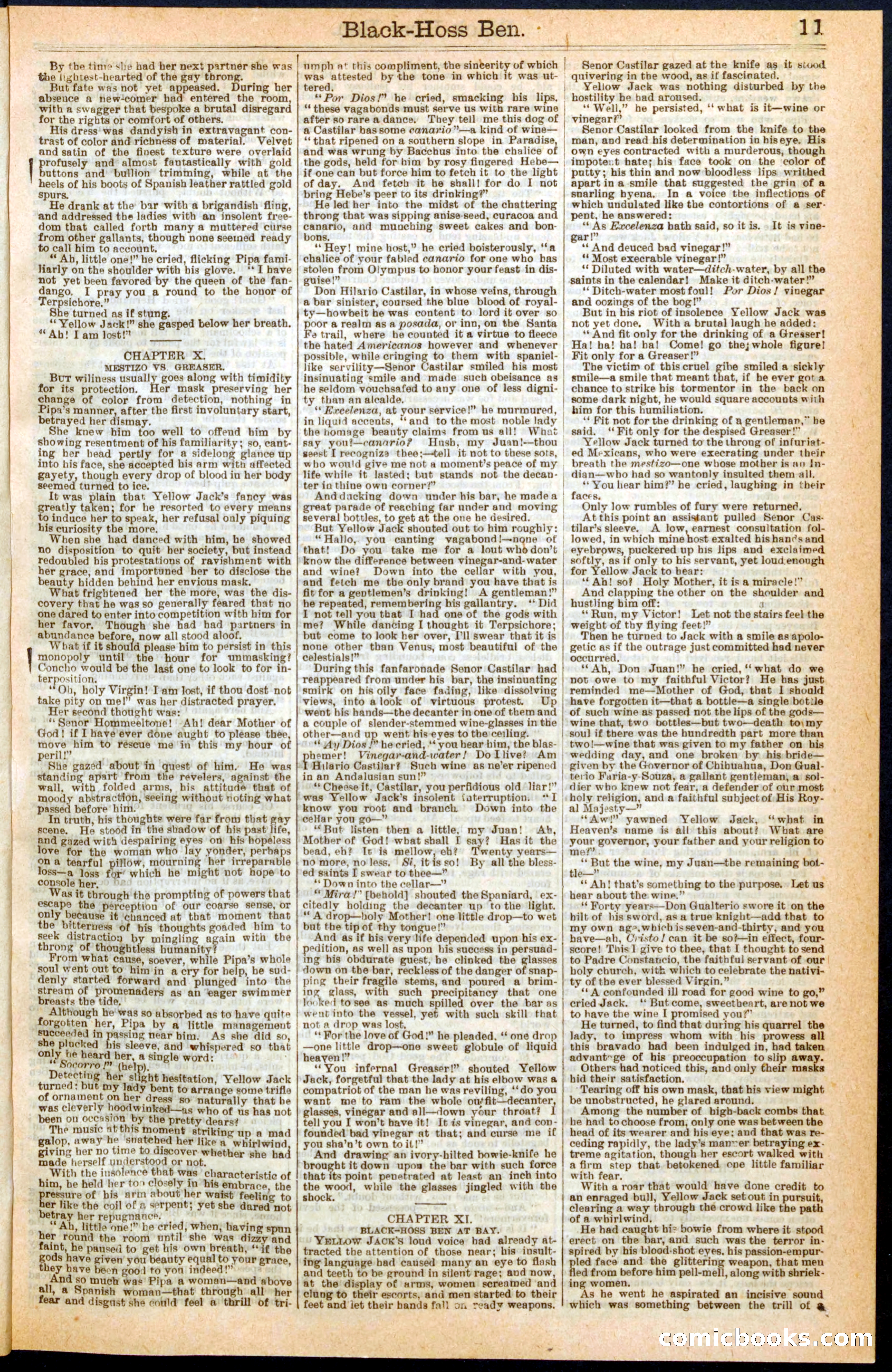 Beadle's Dime Library No. 280 — page 11 of 32