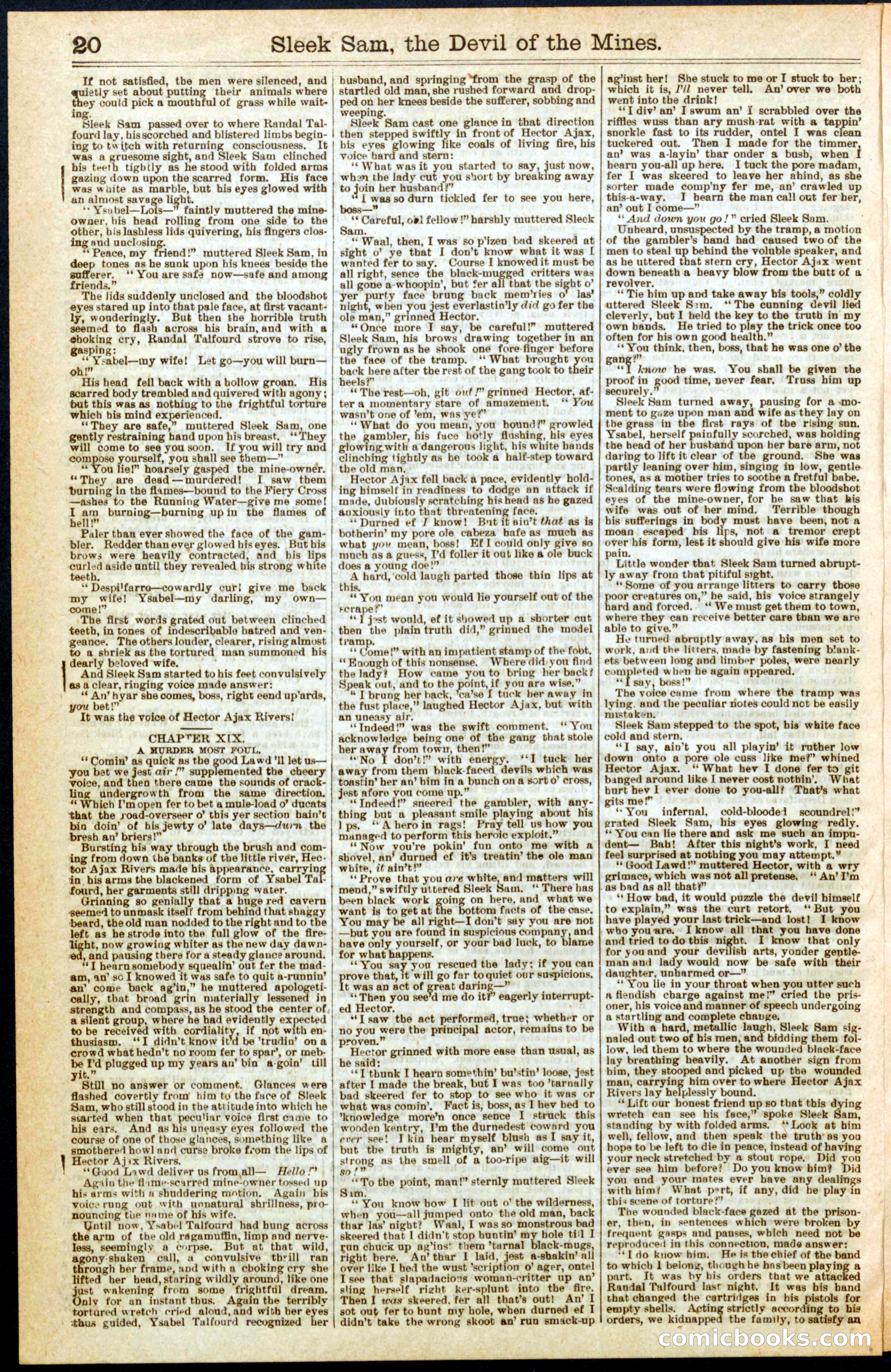 Beadle's New York Dime Library, No. 283 — page 20 of 32